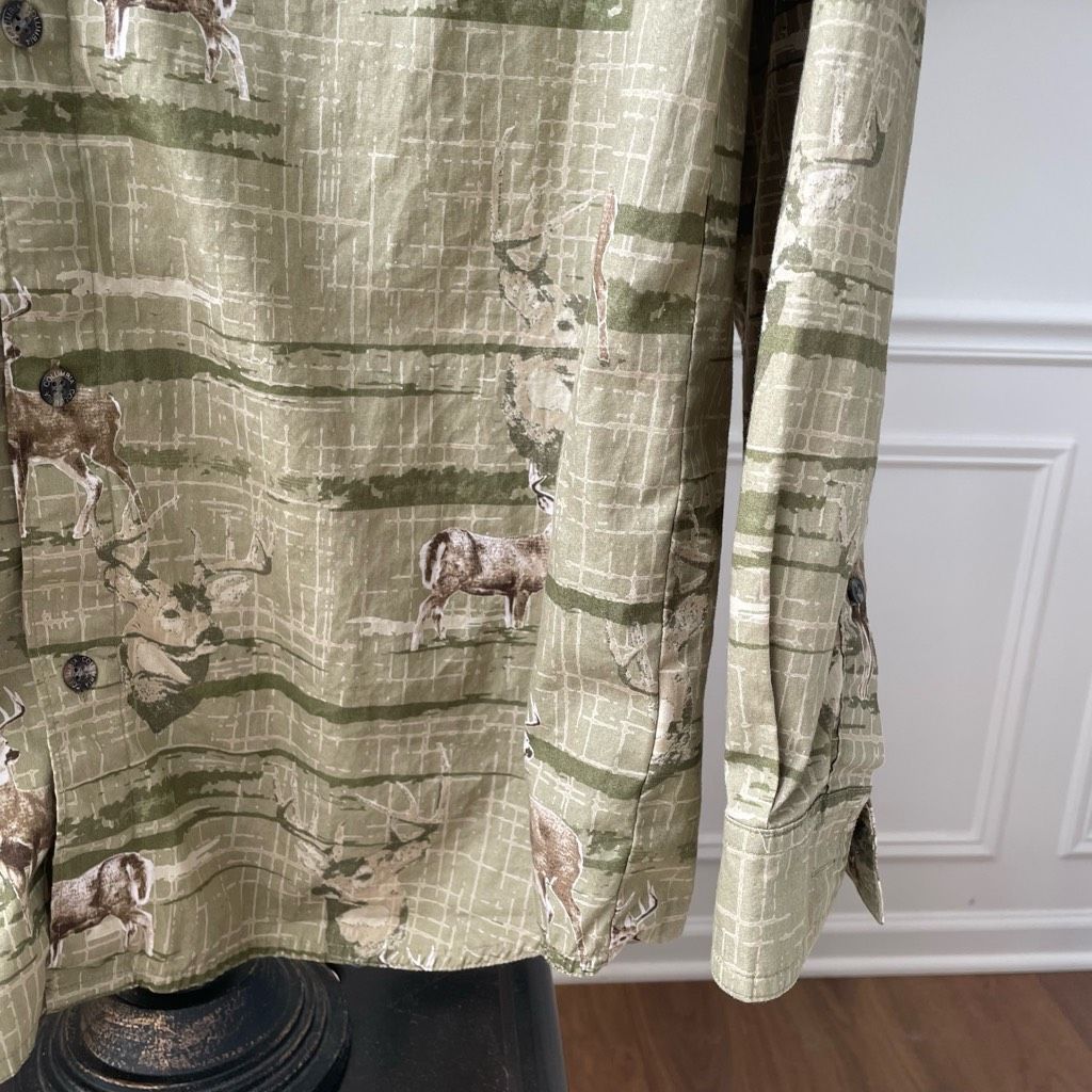 Columbia Columbia River Lodge Deer Hunting Button Down Shirt Tan Men' Size US L / EU 52-54 / 3 - 4 Thumbnail