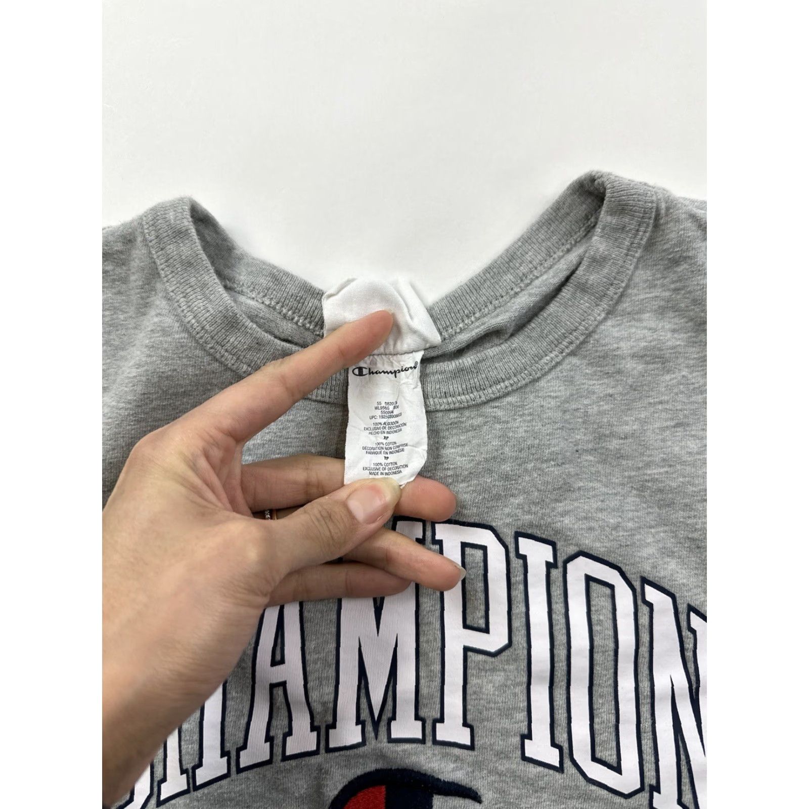 Champion Champion T-Shirt Women’s XS Gray Cropped Heavyweight Knit Wear Co Size XS / US 0-2 / IT 36-38 - 4 Thumbnail