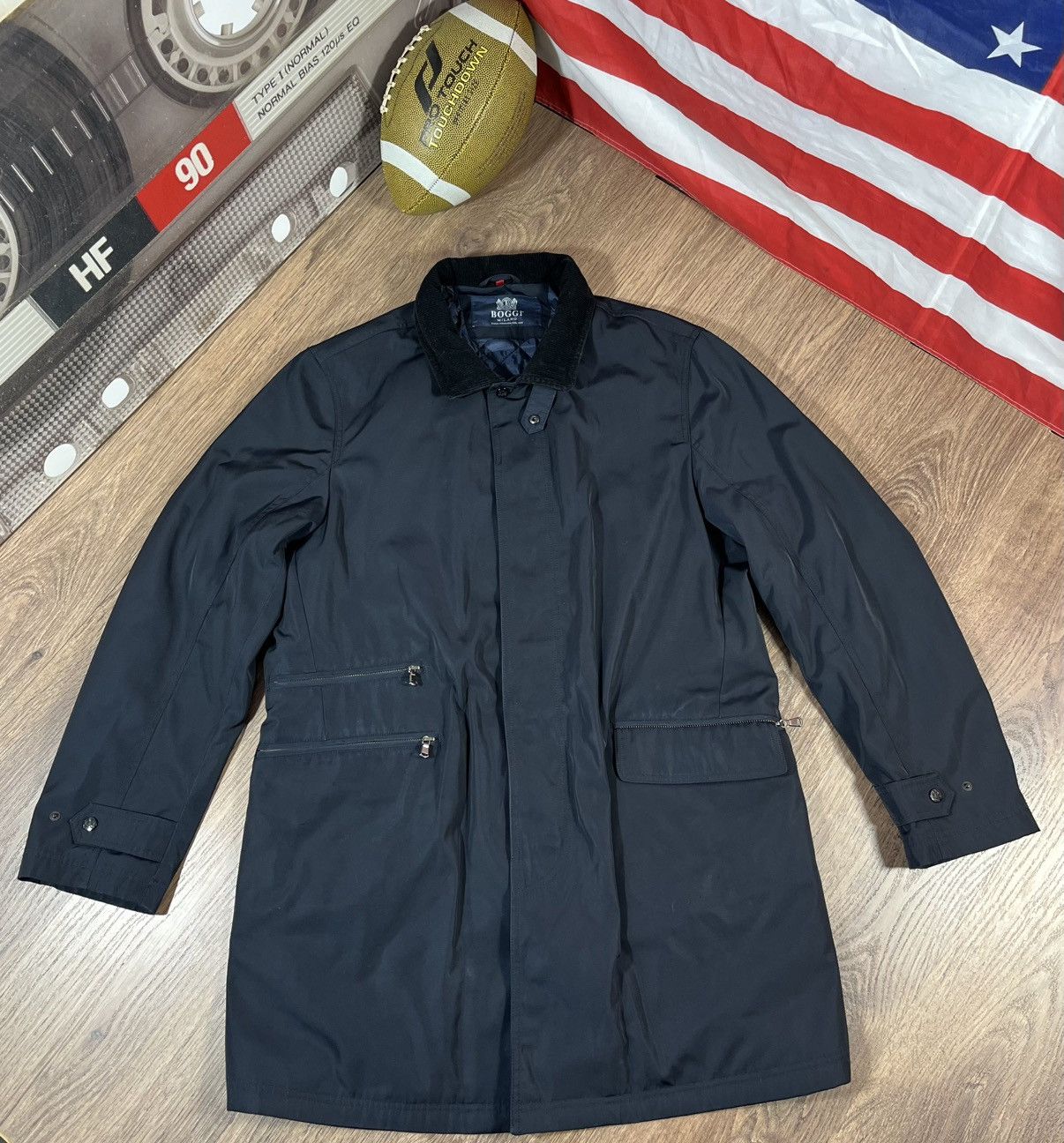 Boggi Boggi Milano Travel Wear Coat Jacket Size 54 Size US L / EU 52-54 / 3 - 1 Thumbnail