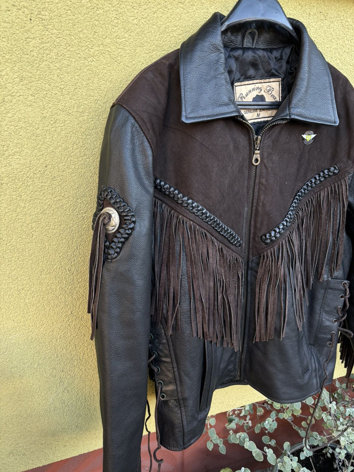 Vintage Vintage Suede Fringe Cowboy Western Leather Jacket Hype Rare Size US M / EU 48-50 / 2 - 9 Thumbnail