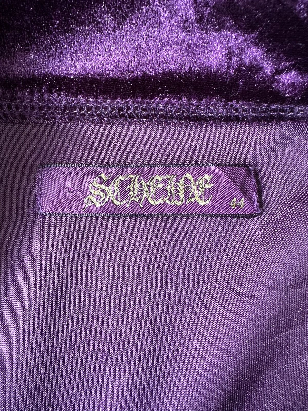 Other 2000s SCENE Velour velvet zipper sweater Size US S / EU 44-46 / 1 - 11 Thumbnail