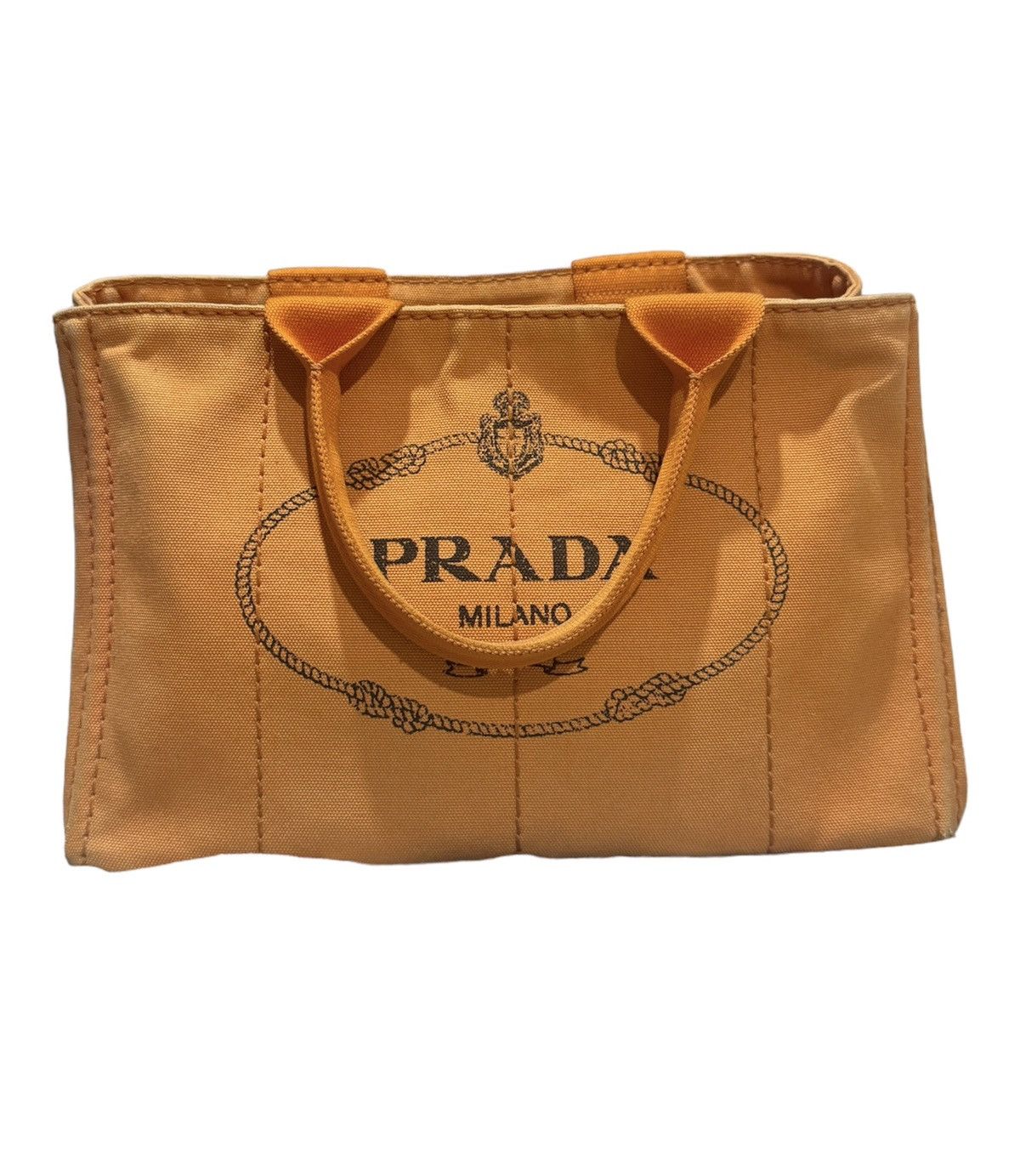 Prada Prada Papaya Canapé Tote Authentic Size ONE SIZE - 2 Thumbnail