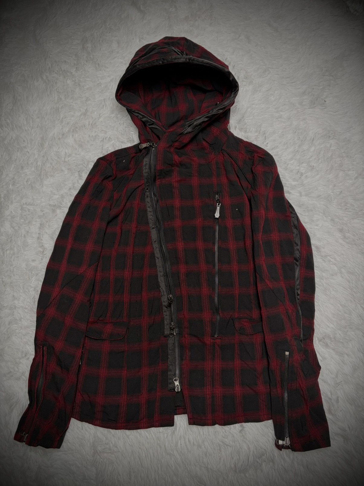 Hysteric Glamour Rare 2000s Jackrose luvmaison punk asymmetrical bono jacket Size US S / EU 44-46 / 1 - 1 Thumbnail