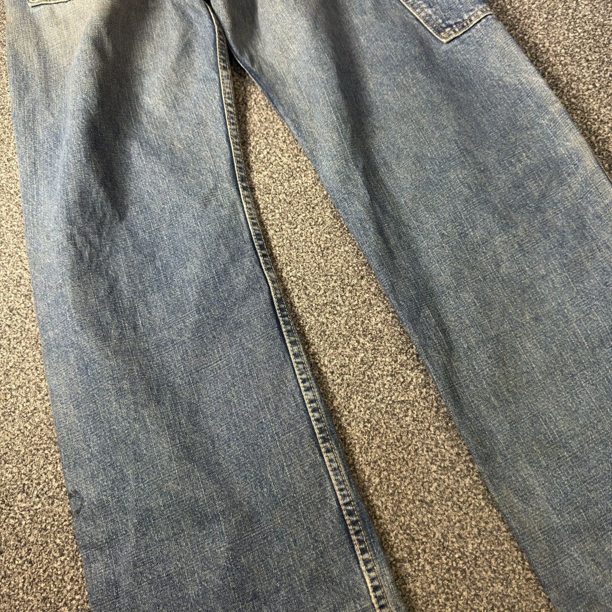 RRL Ralph Lauren Vintage Ralph Lauren C5 Freemont Carpenter Distressed Denim Size US 32 / EU 48 - 11 Thumbnail
