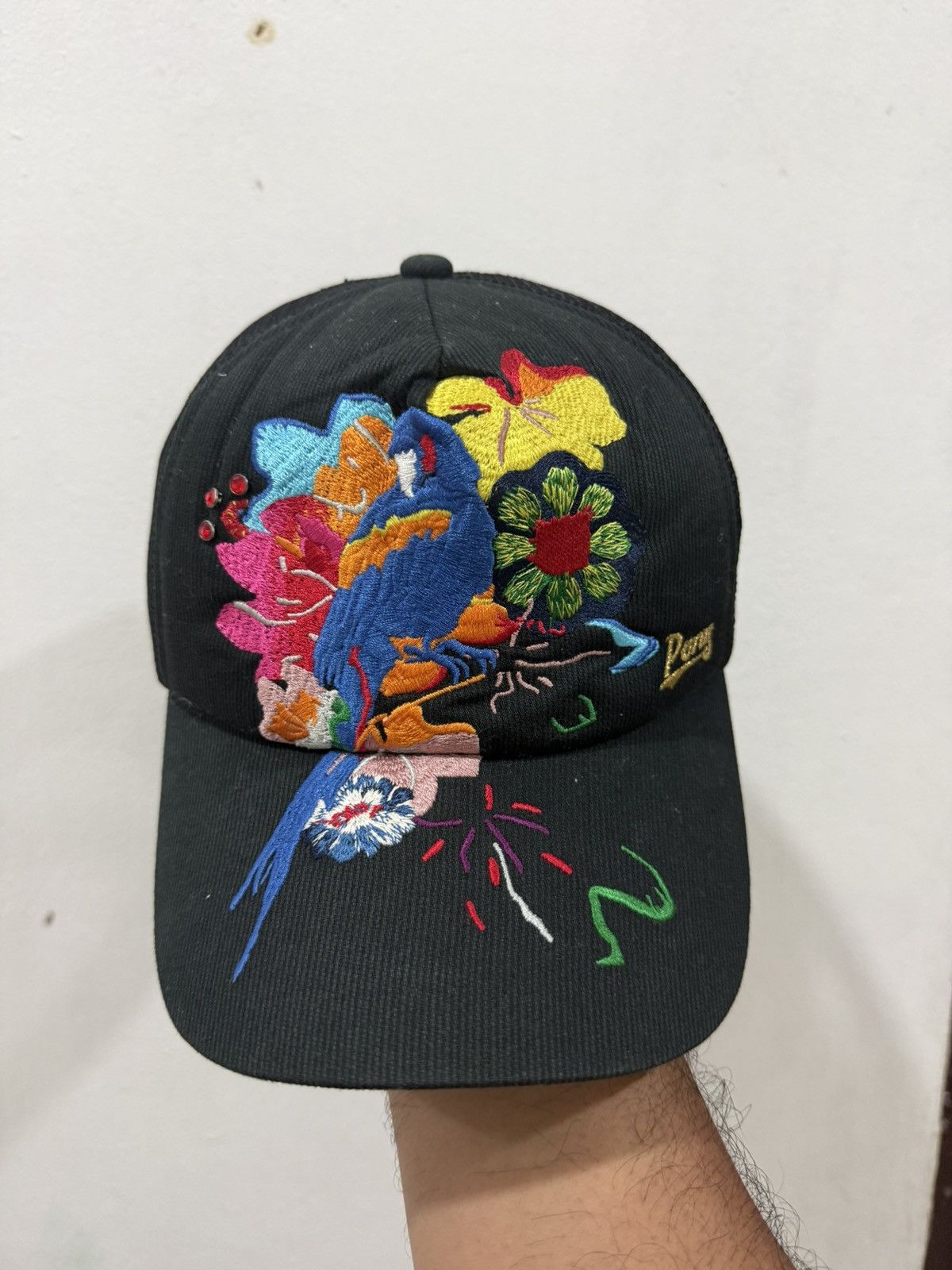PONY RARE VTG PONY Embroid Ed Hardy CH Trucker Hat Size ONE SIZE - 2 Thumbnail