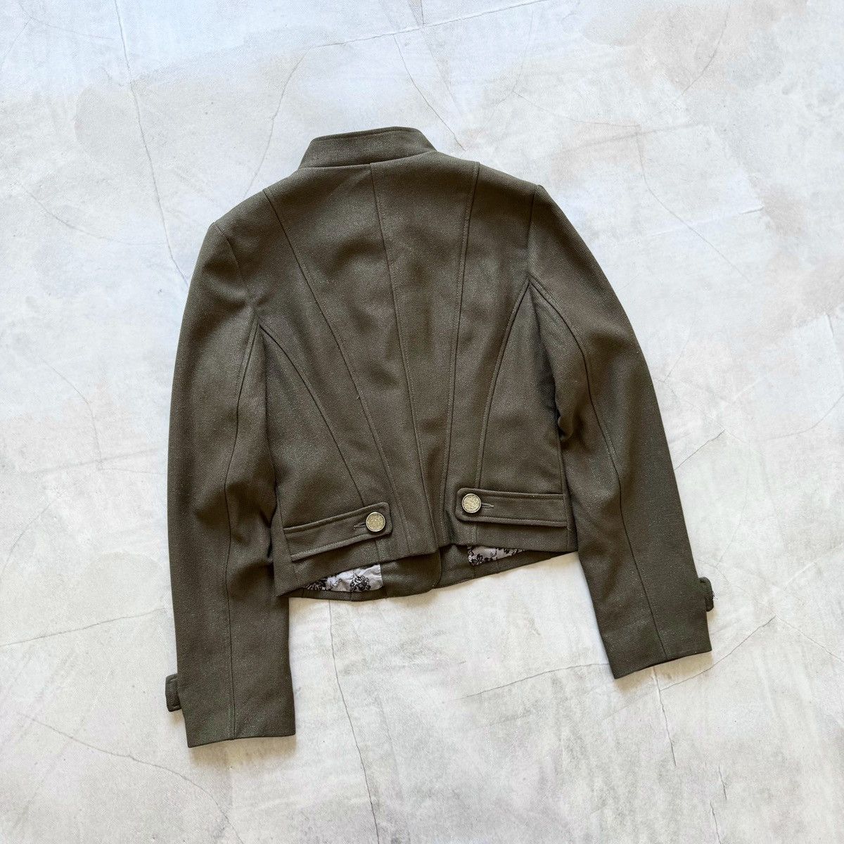 Hysteric Glamour 00s Napoleon Military Jacket Balmain PPFM Hedi Slimane Vibe Size S / US 4 / IT 40 - 5 Thumbnail