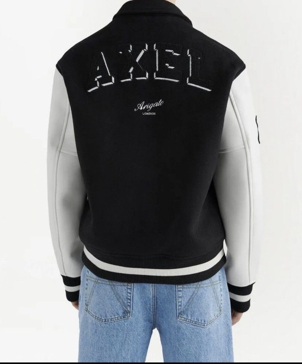 Axel Arigato Axel Arigato Illusion Varsity Jacket- Black Size US L / EU 52-54 / 3 - 2 Thumbnail