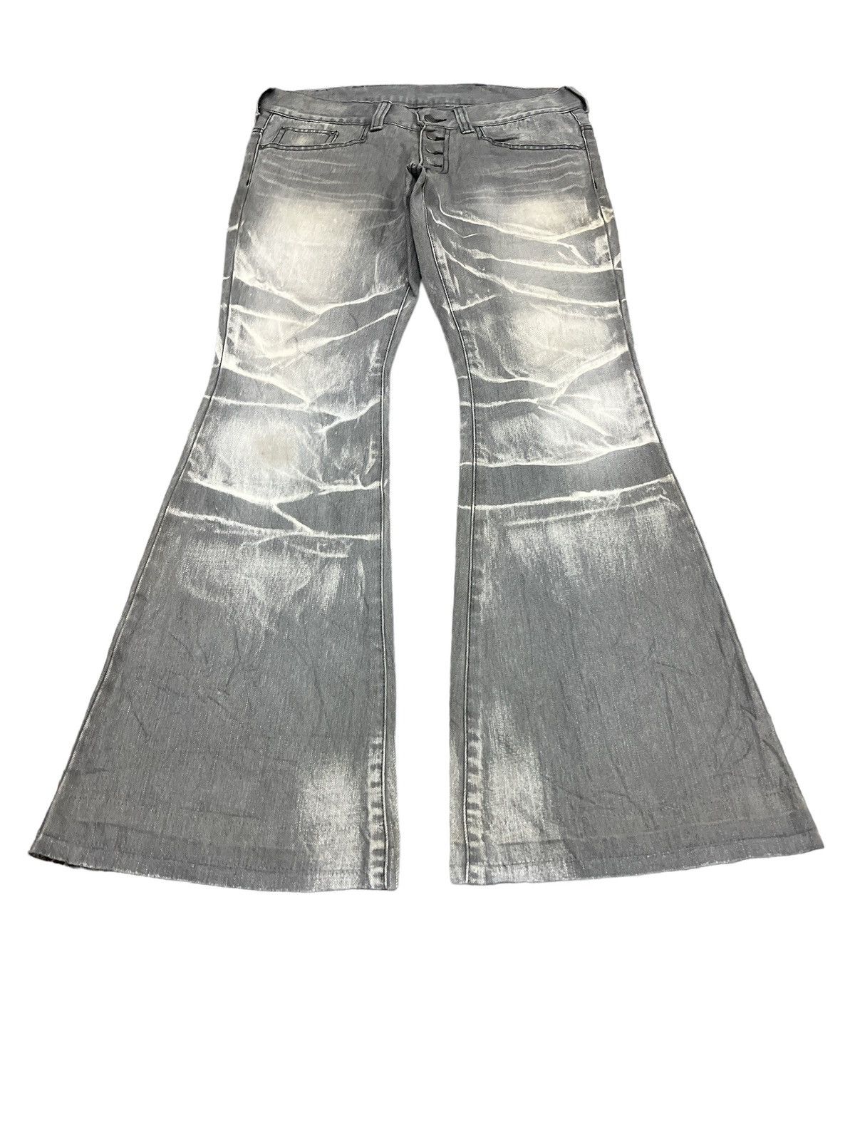 Japanese Brand × Vintage FLARED💥TORNADO MART DISTRESSED DENIM PANT Size US 30 / EU 46 - 4 Thumbnail