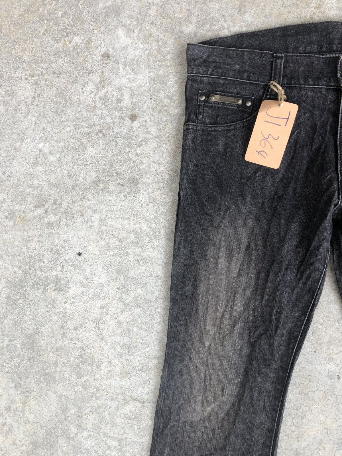 5351 POUR LES HOMMES 5351 Pour Les Hommes Flared Jeans Bootcut Distressed Size US 33 - 4 Thumbnail