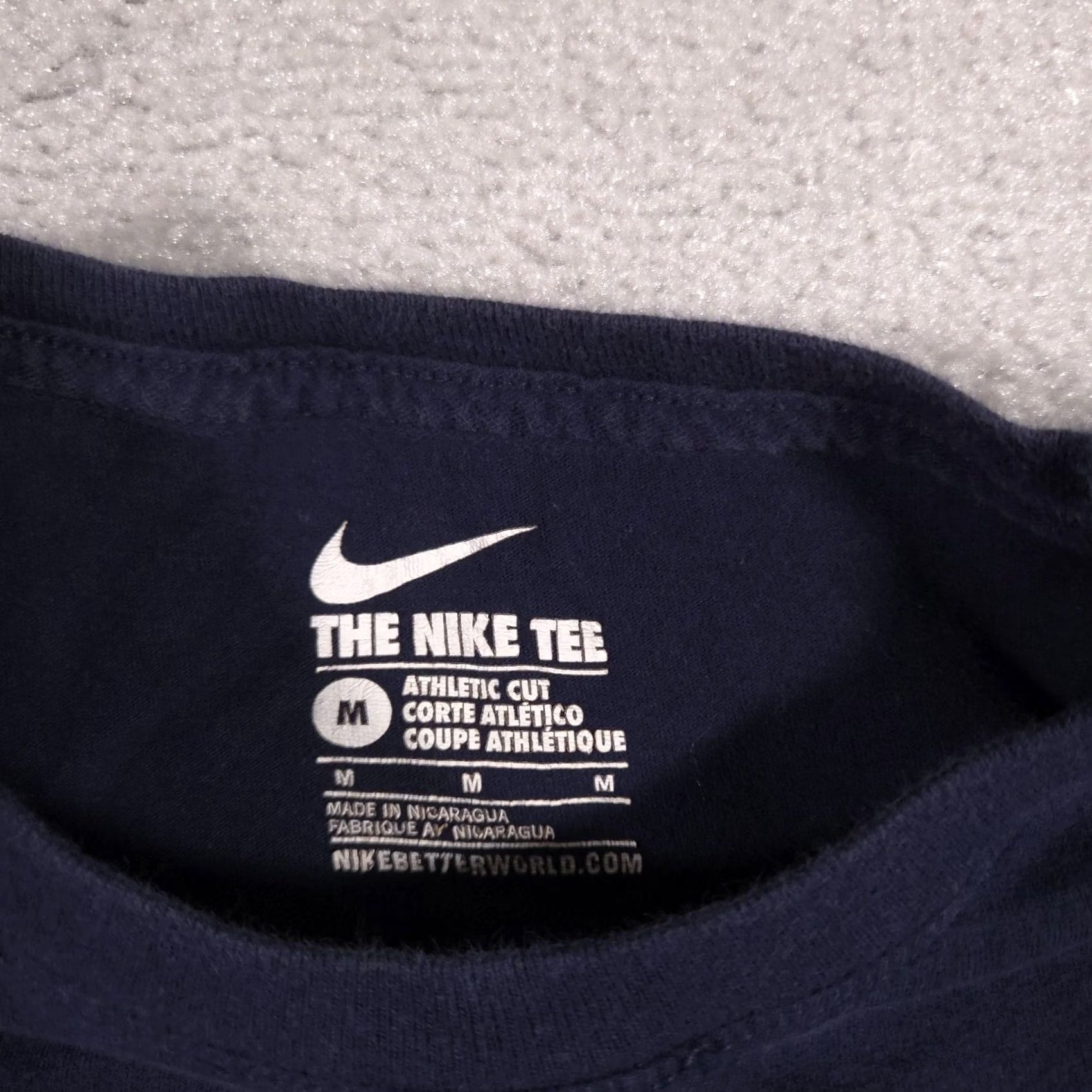 Nike Nike Shirt Mens Medium Blue Who You With Graphic Tee Crewneck Athletic Sports Size US M / EU 48-50 / 2 - 4 Thumbnail