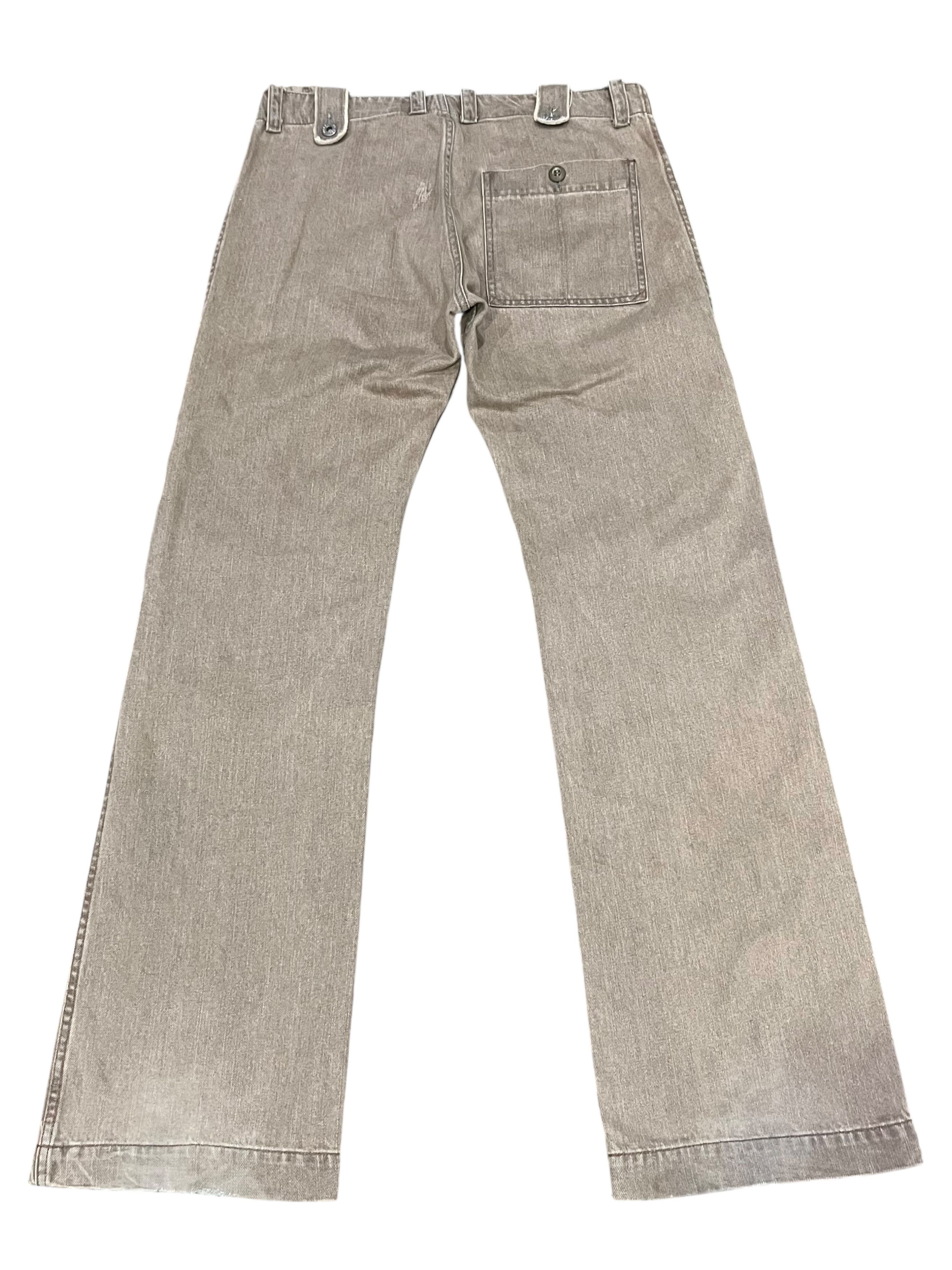 Diesel 🔥Vintage DIESEL BUSH PANTS Distressed FLARE Denim ITALY Size US 31 - 3 Thumbnail