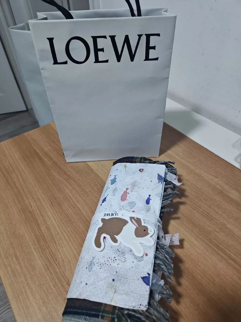 LOEWE Old floral scarf