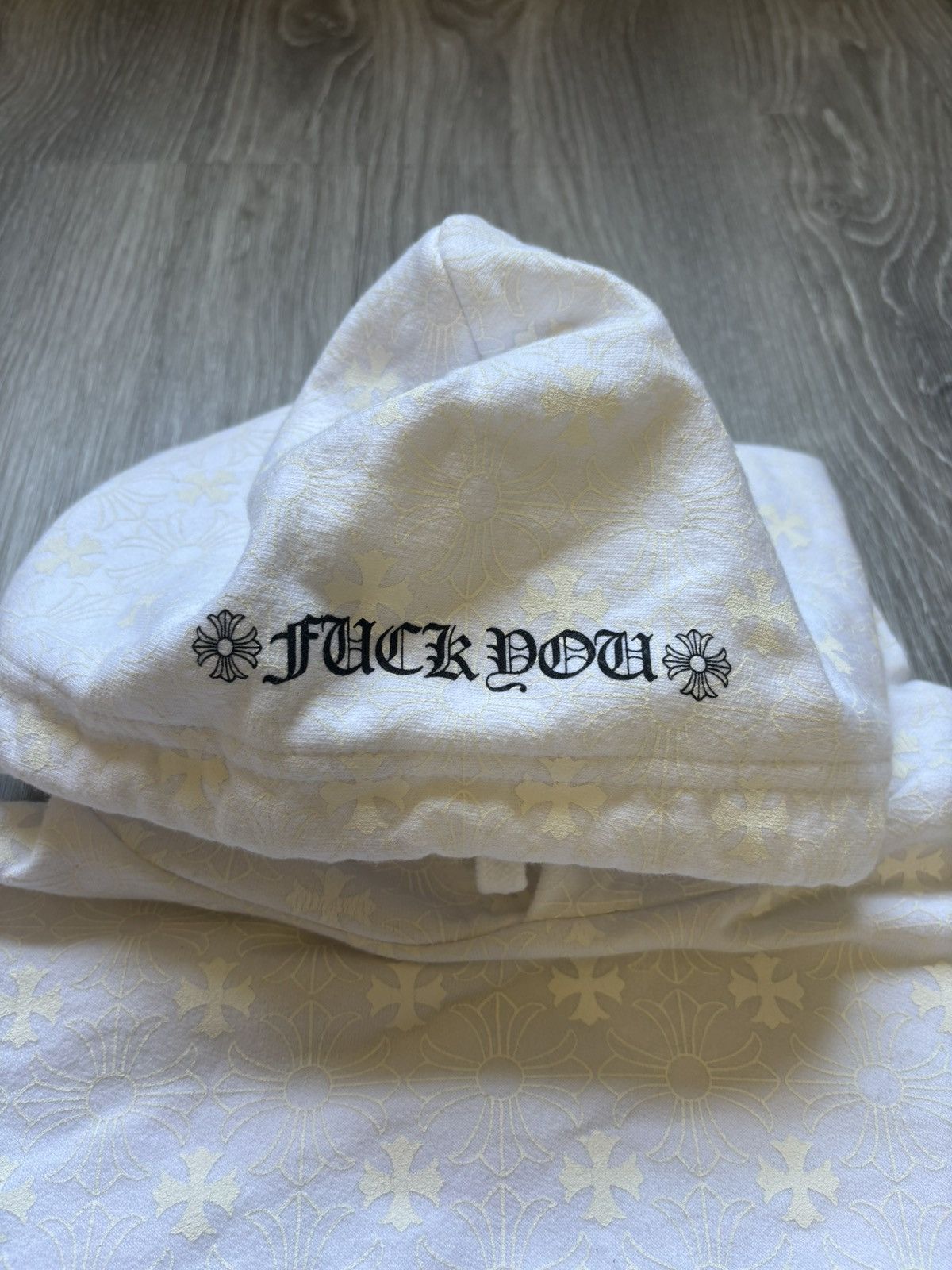 Chrome Hearts Chrome Hearts White Cross Plus Hoodie Size US S / EU 44-46 / 1 - 6 Thumbnail