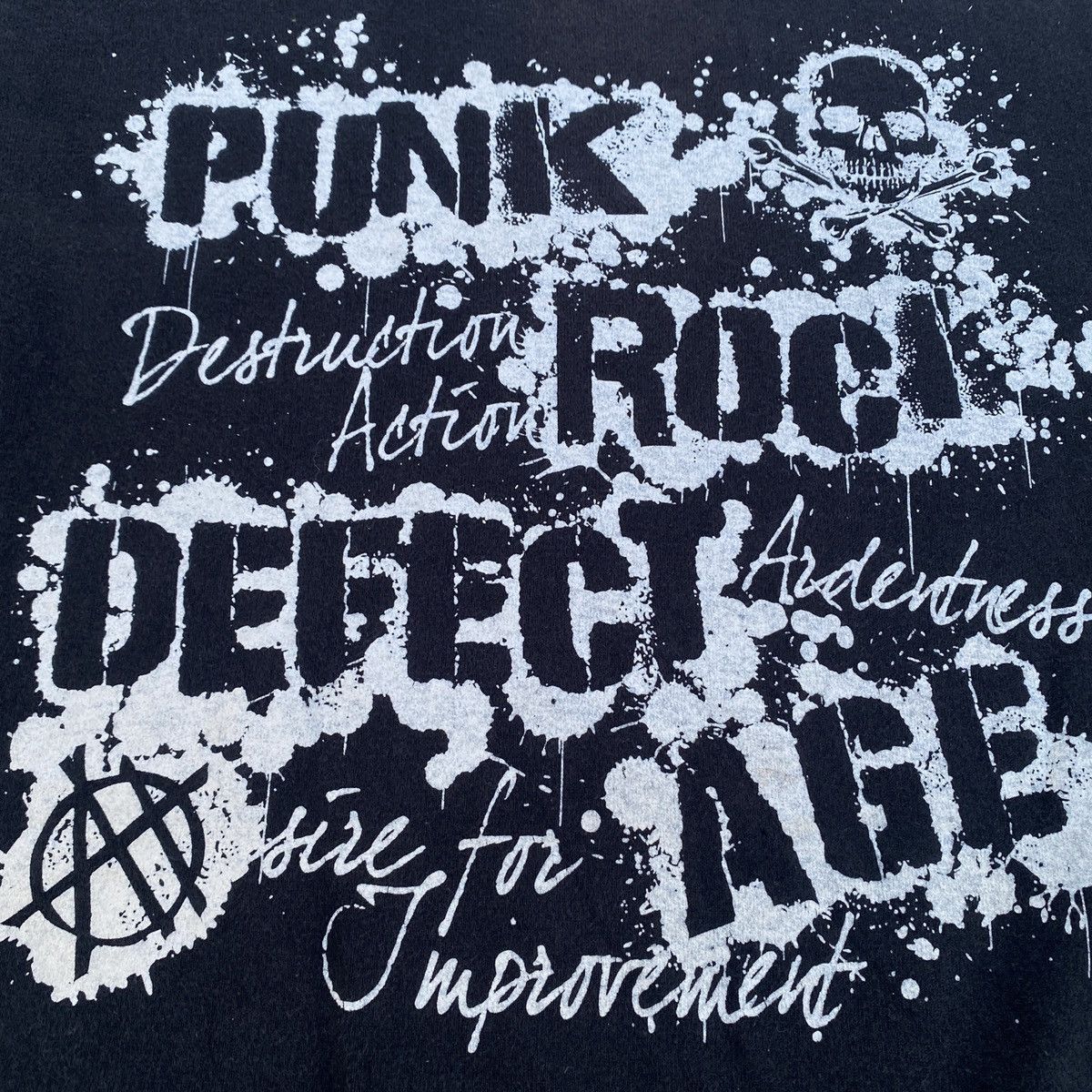 If Six Was Nine Thruxton Poem Destruction Punk Skulls Longsleeve Size US L / EU 52-54 / 3 - 6 Thumbnail