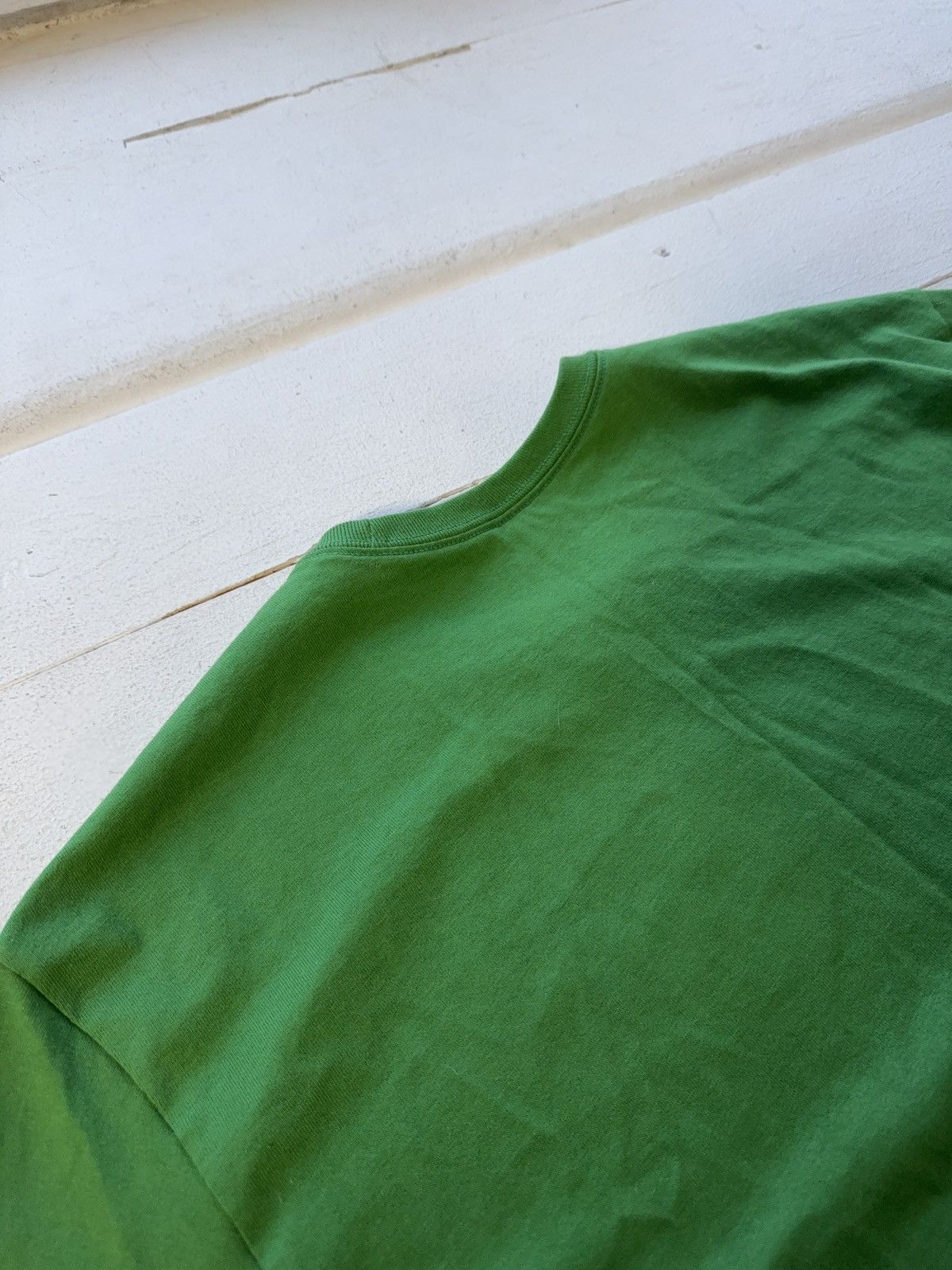 Apple 00s Apple Green Logo Minimal Corporate Promo T-Shirt XL Size US XL / EU 56 / 4 - 13 Thumbnail