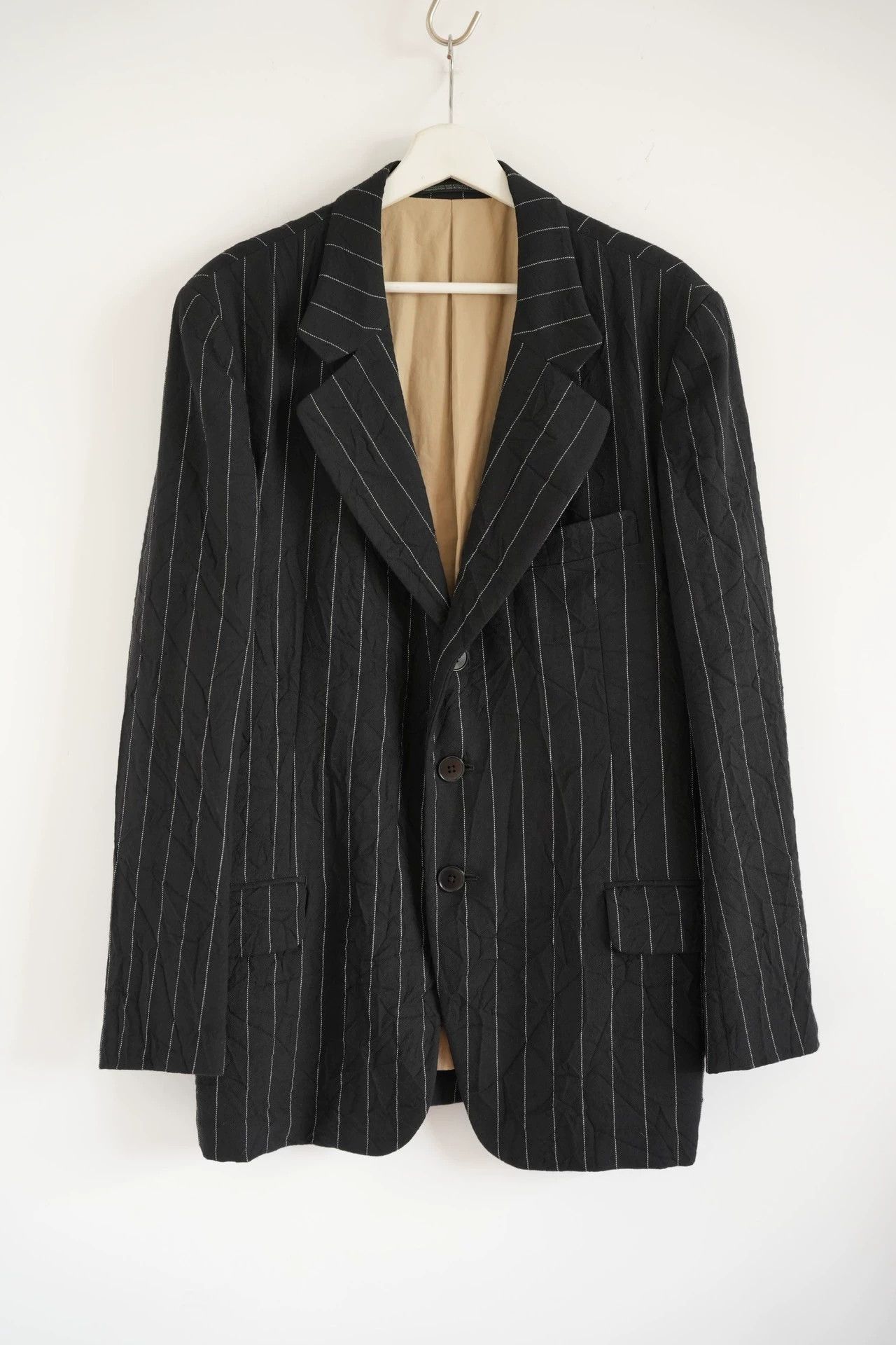 Yohji Yamamoto Striped Multi Blazer - Size S Size US S / EU 44-46 / 1 - 1 Thumbnail