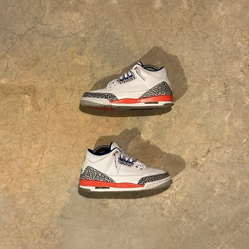 image of Jordan Nike Air Jordan 3 Retro New York Knicks 2019 Us 7 Shoes in White, Men's