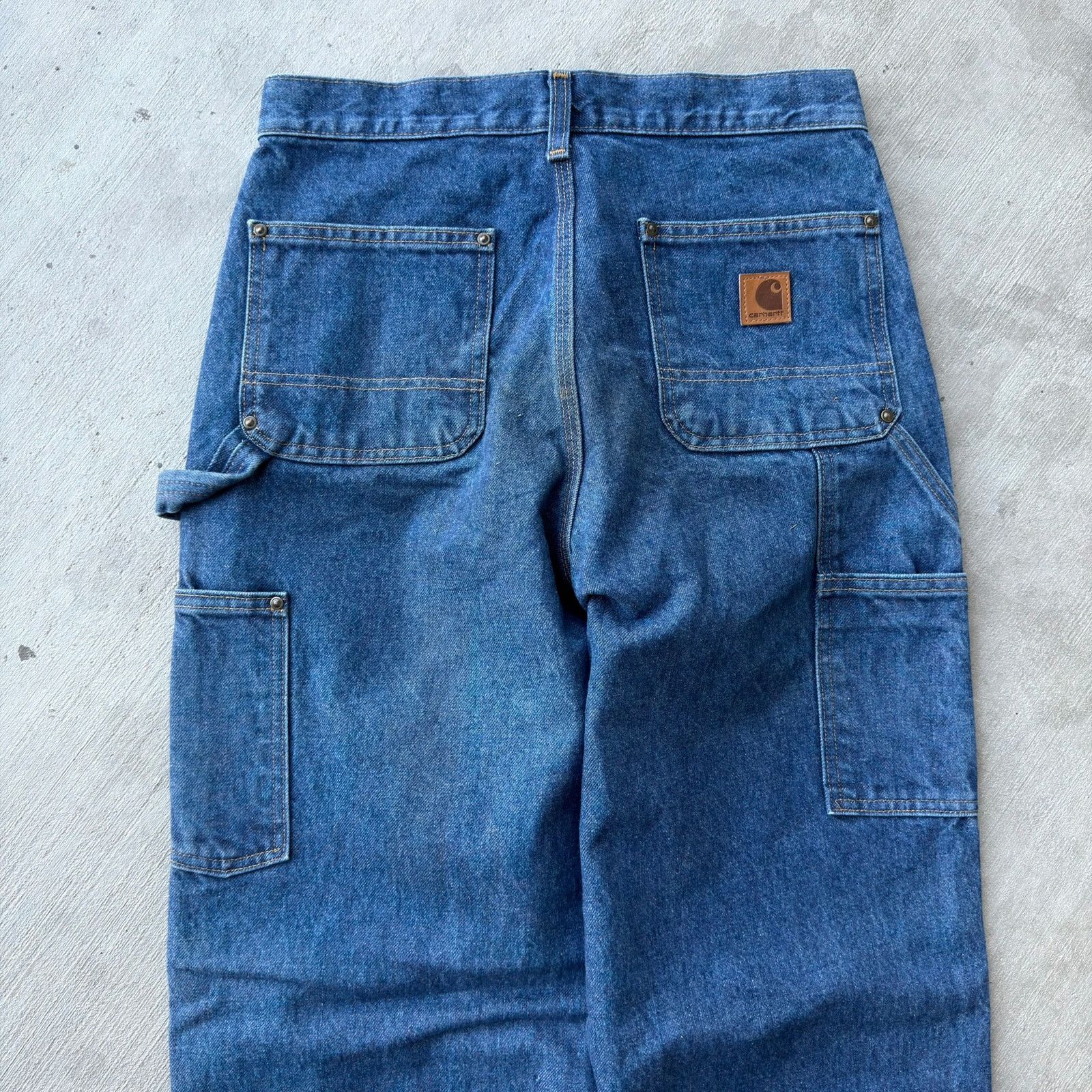 Carhartt × Vintage Carhartt denim blue jean double knee work carpenter pants Size US 30 / EU 46 - 5 Thumbnail