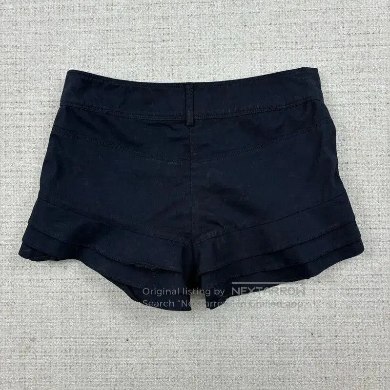 Other Chanel Women's Navy Cotton Ruffle Summer Shorts . Size 23" - 2 Thumbnail