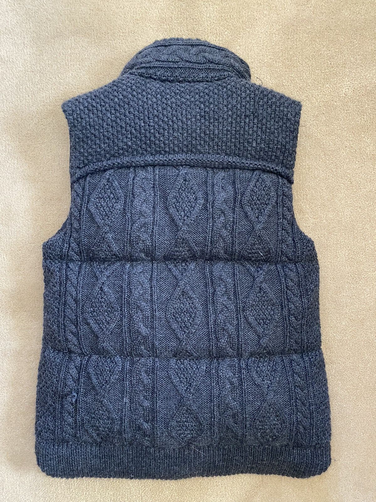 Maison MIHARA YASUHIRO MIHIRA YASUHIRO KNIT DESIGN WOOL DOWN PUFFER VEST Size US M / EU 48-50 / 2 - 3 Thumbnail