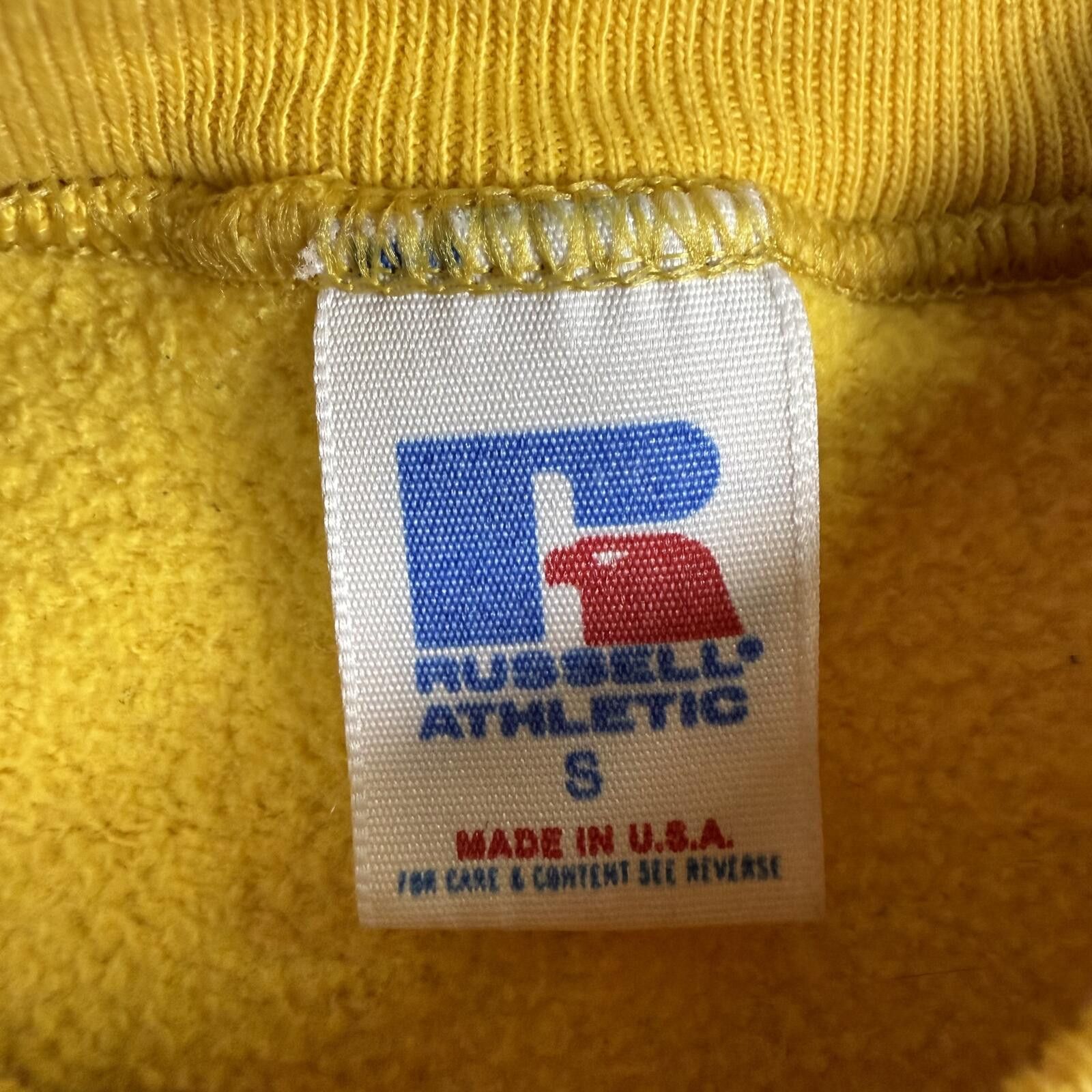 Russell Athletic Vintage Russell Michigan Spellout Crewneck Sweatshirt USA Size US S / EU 44-46 / 1 - 4 Thumbnail
