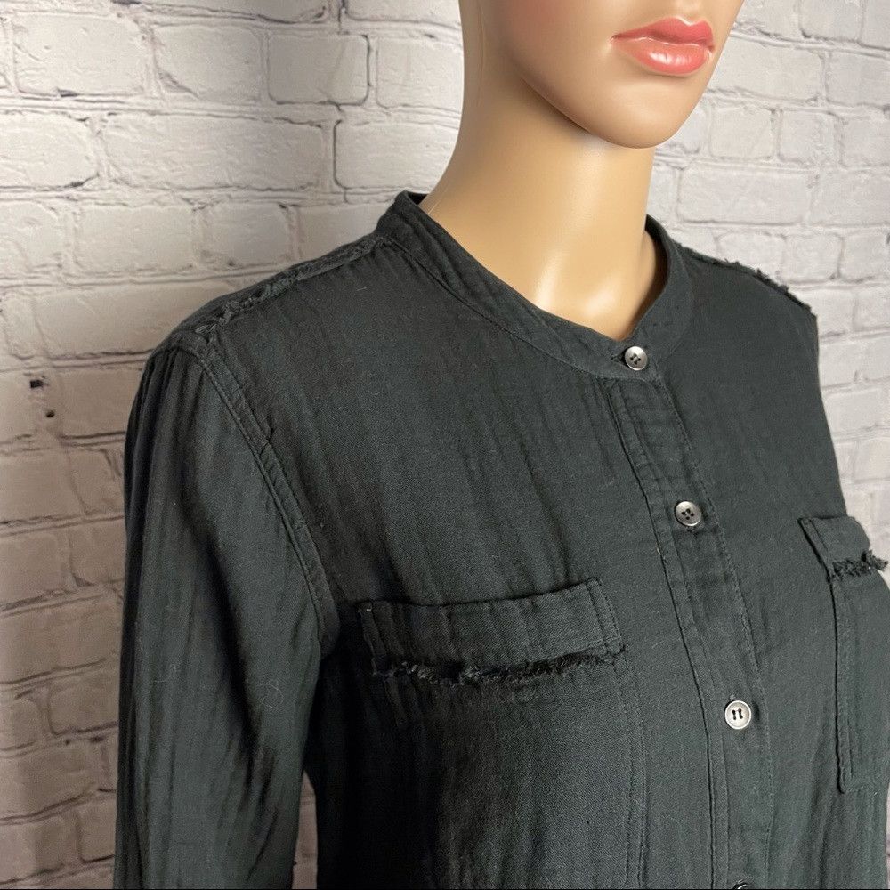 Splendid NWT New $118 Splendid Double Cloth Button Up Cotton Shirt B Size XS / US 0-2 / IT 36-38 - 4 Thumbnail