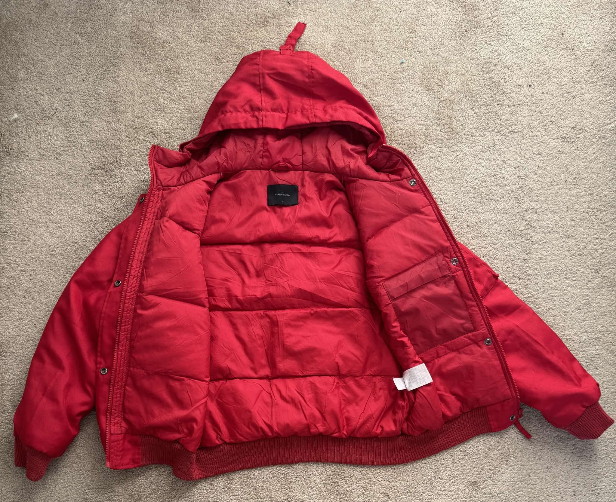 Designer × Other Vero Moda M Women Jacket Coat Hooded Padded Windbreaker Down Size M / US 6-8 / IT 42-44 - 4 Thumbnail