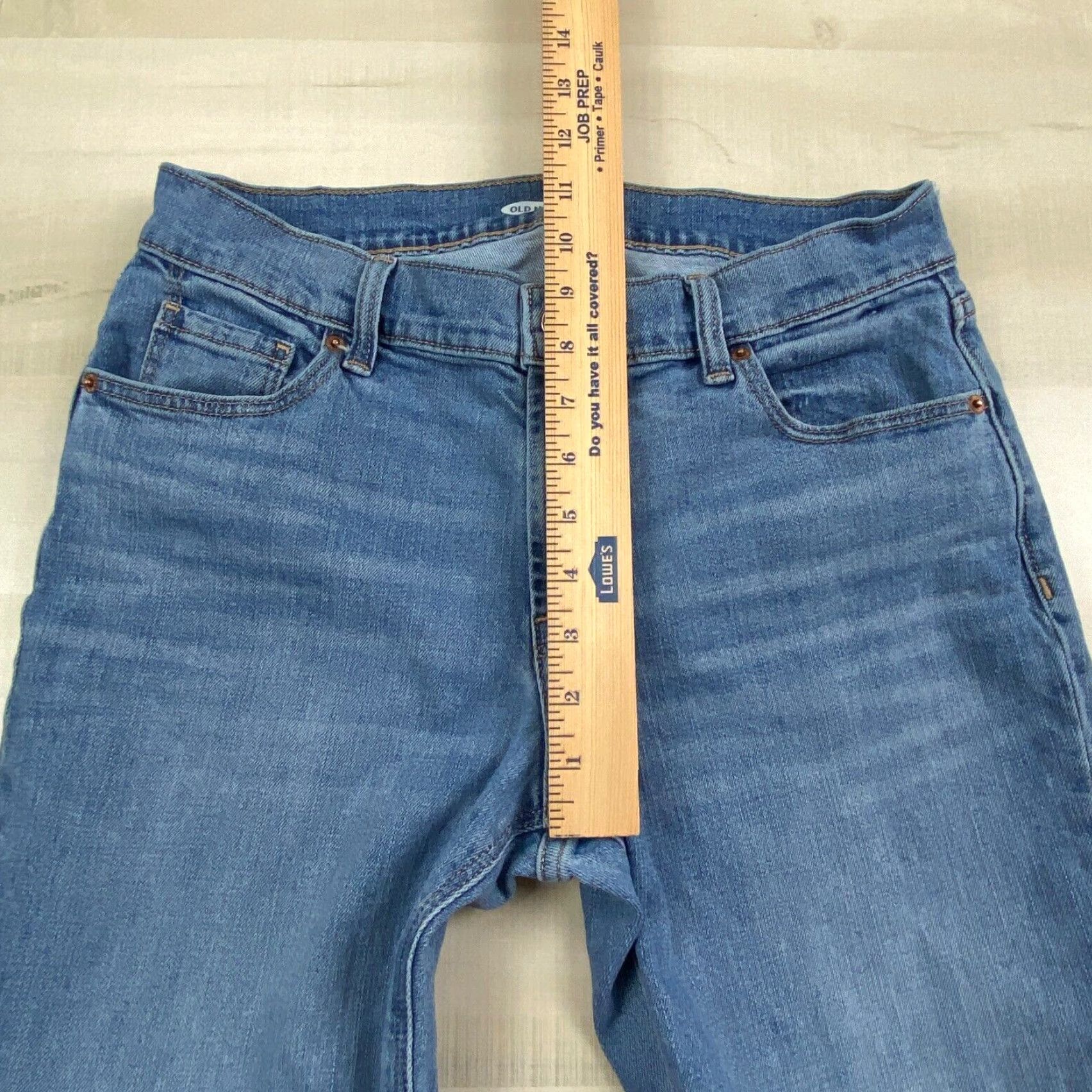 Old Navy Old Navy Women's Boyfriend Jeans Mid Rise Medium Wash Blue Denim Stretch Size 4 Size 27" / US 4 / IT 40 - 7 Thumbnail