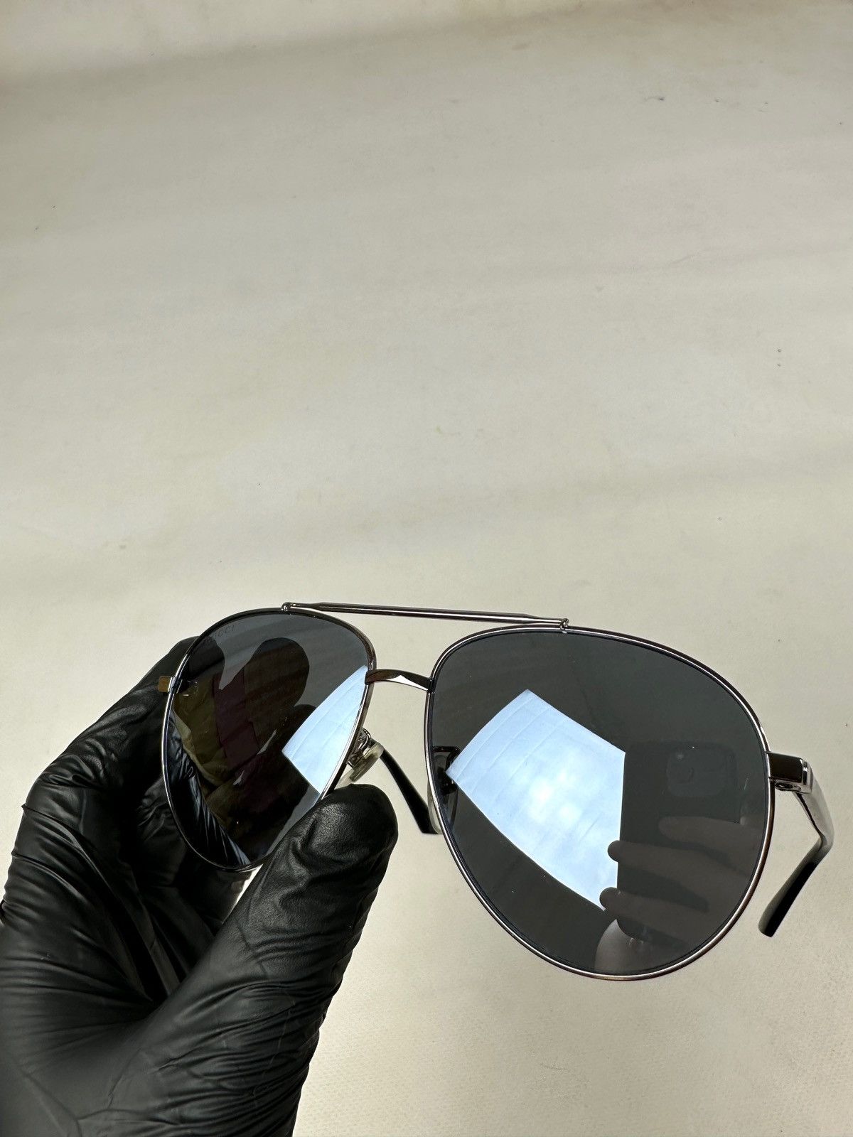Gucci Gucci Pilot Aviator Sunglasses GG0043SA Size ONE SIZE - 12 Thumbnail