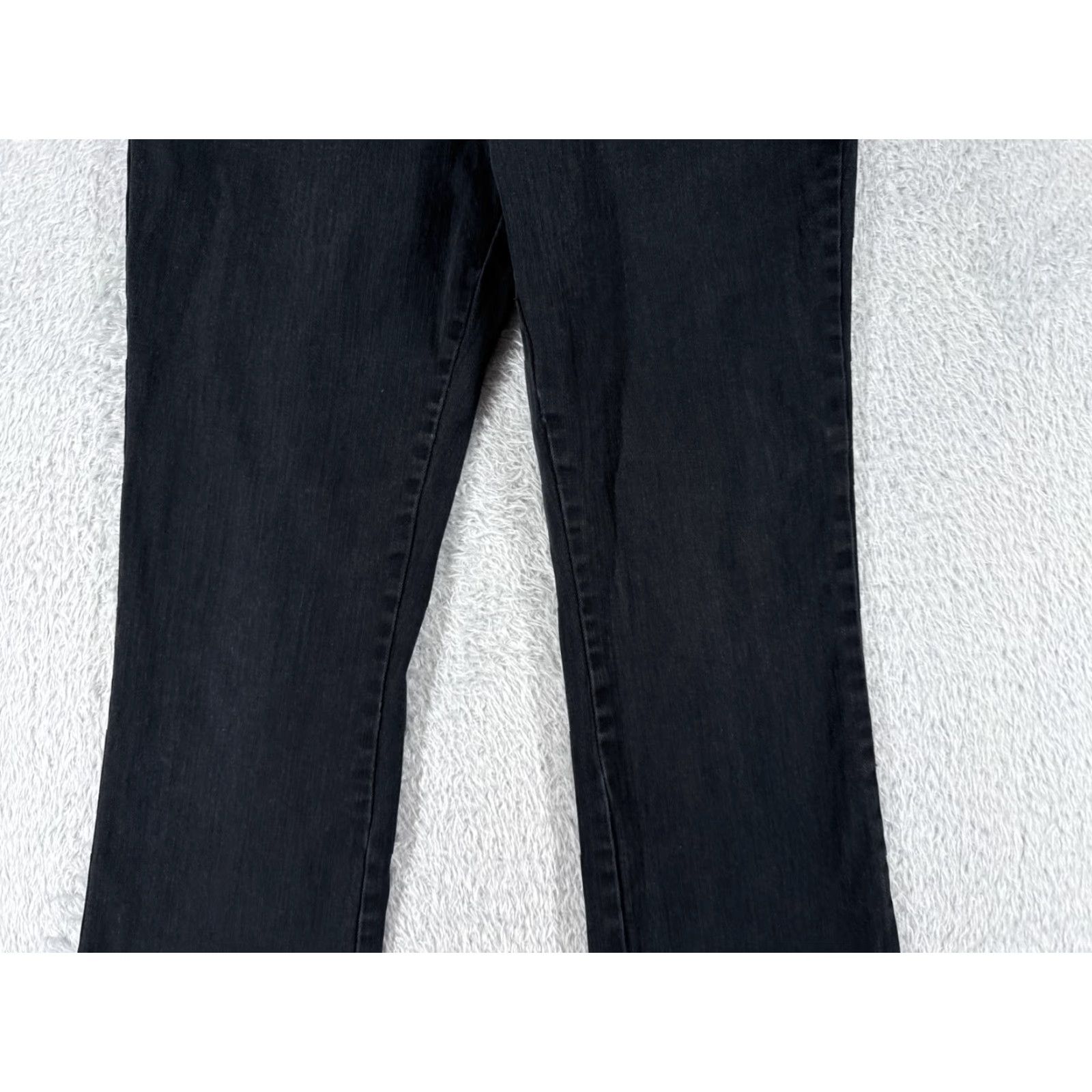 Vintage St. Johns Bay Jeans Womens 10 Black Denim Bootcut 28x28 5-Pocket Size 32" / US 10 / IT 46 - 3 Thumbnail
