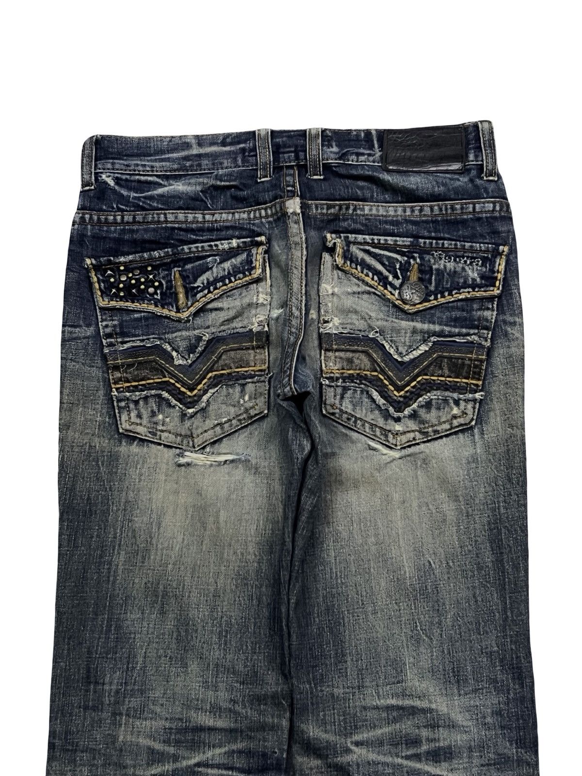 Japanese Brand Vintage Pasta Denim Jeans | Vintage Faded Wash | W31 Size US 31 - 7 Thumbnail