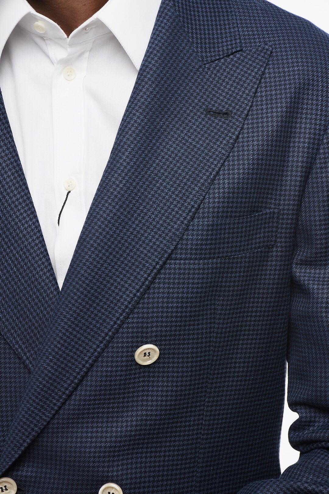 Brunello Cucinelli og1mm0725 Wool Blend Double-breasted Suit in Blue Size US XL / EU 56 / 4 - 3 Thumbnail