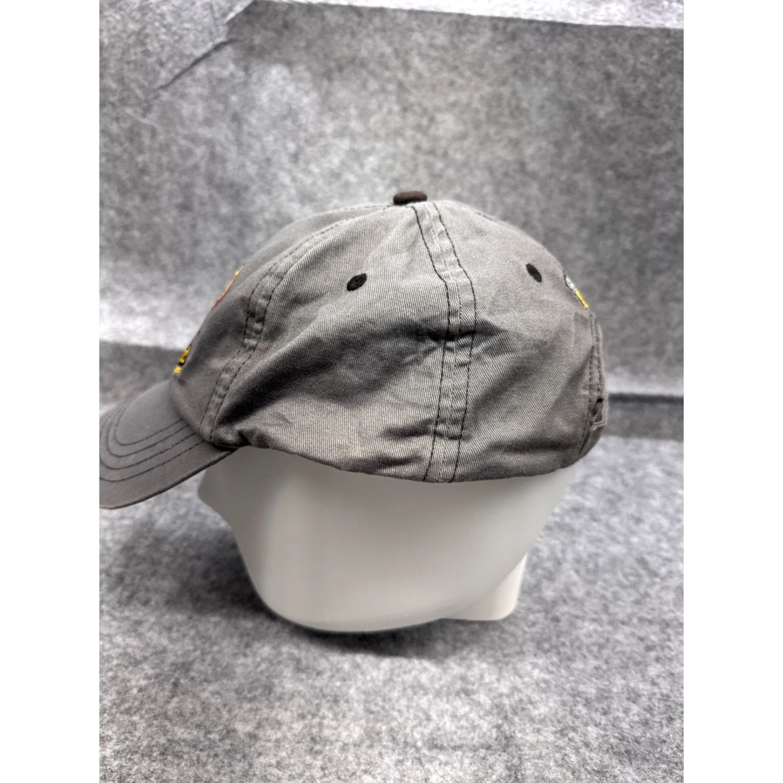 Disney Disney Disneyland Resort Hat Cap Strap Back Adult OS Gray Cotton Twill Disney Cap, Baseball, Adjustable, Lightweight, Unisex Adults Size ONE SIZE - 4 Thumbnail