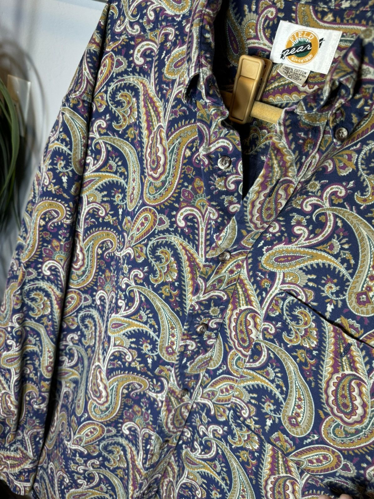 Vintage Vintage Paisley AOP Button Up Shirt Size US XL / EU 56 / 4 - 4 Thumbnail