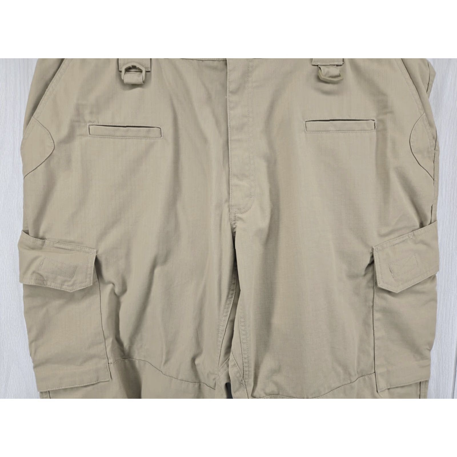 Vintage LAPG Pants Men's 44x30 Cargo Tactical Rip Stop Khaki Beige Pocket Cargo Army 30 Inseam Mens Size US 44 / EU 60 - 3 Thumbnail
