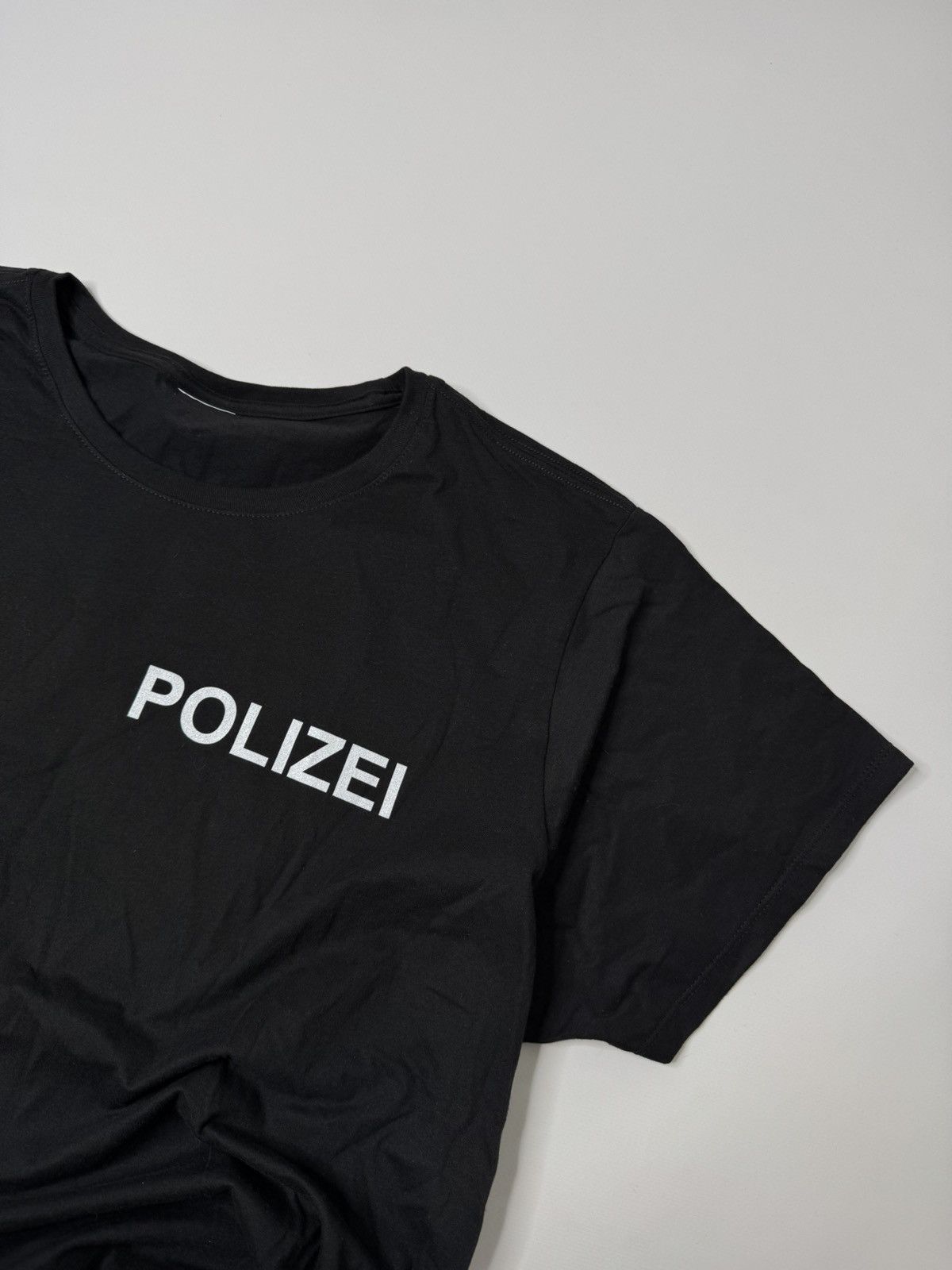 Vintage Vintage 90s POLIZEI tee vetements vibe swag y2k drip skater Size US XL / EU 56 / 4 - 5 Thumbnail