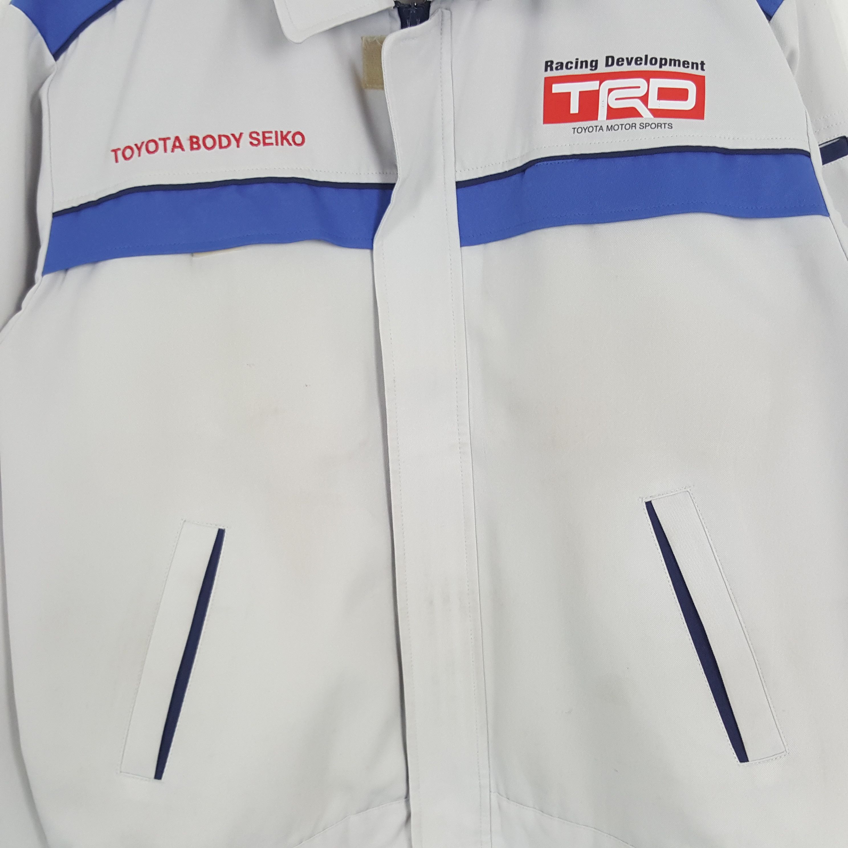 Japanese Brand × Vintage Vintage Racing Development TRD Toyota Team Custom Art Jacket Size US L / EU 52-54 / 3 - 4 Thumbnail