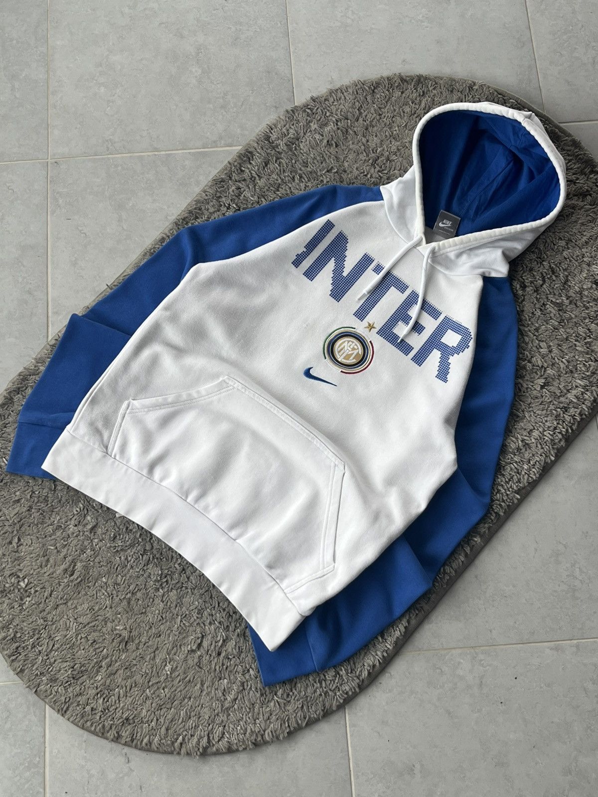 Nike Vintage hoodie Nike Soccer football team F.C Internazionale Size US S / EU 44-46 / 1 - 2 Thumbnail