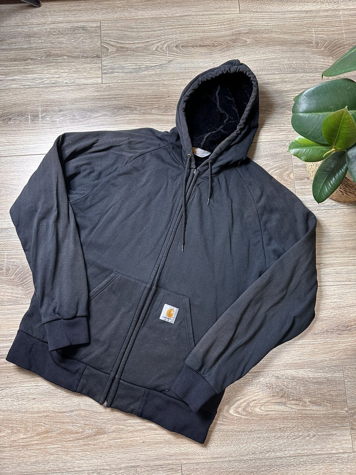 Carhartt × Vintage Mens Jacket Faded Carhartt Carlux Hooded Size L Size US L / EU 52-54 / 3 - 1 Thumbnail