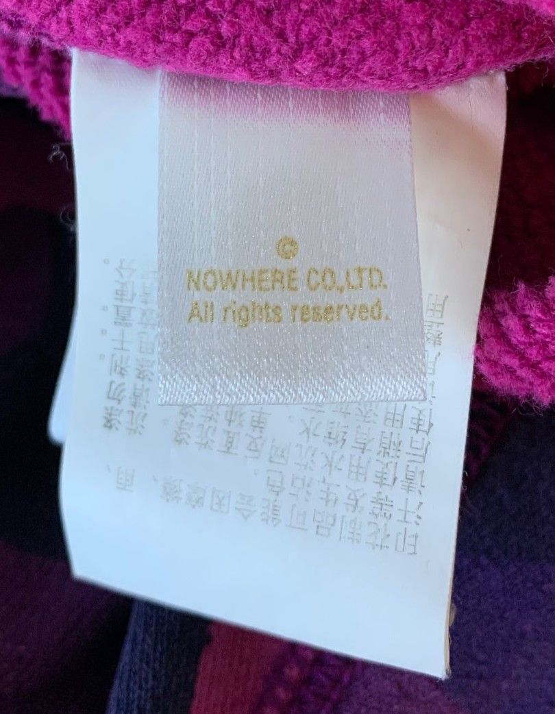 Bape BAPE Purple Camo Distressed Spellout Hoodie Size US XL / EU 56 / 4 - 12 Thumbnail