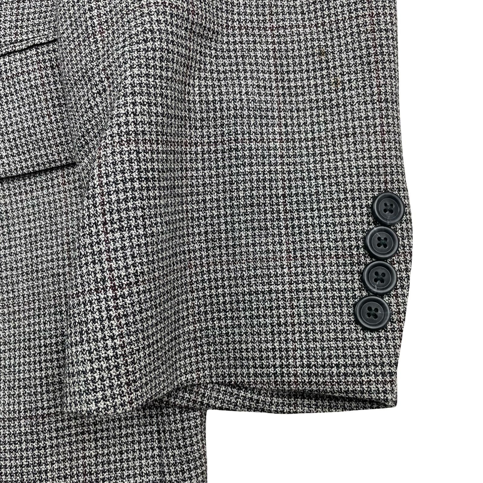 Joseph Abboud Jos. A. Bank Men's 100% Wool 2-Button Blazer Gray/Purple Hou Size 42R - 4 Thumbnail