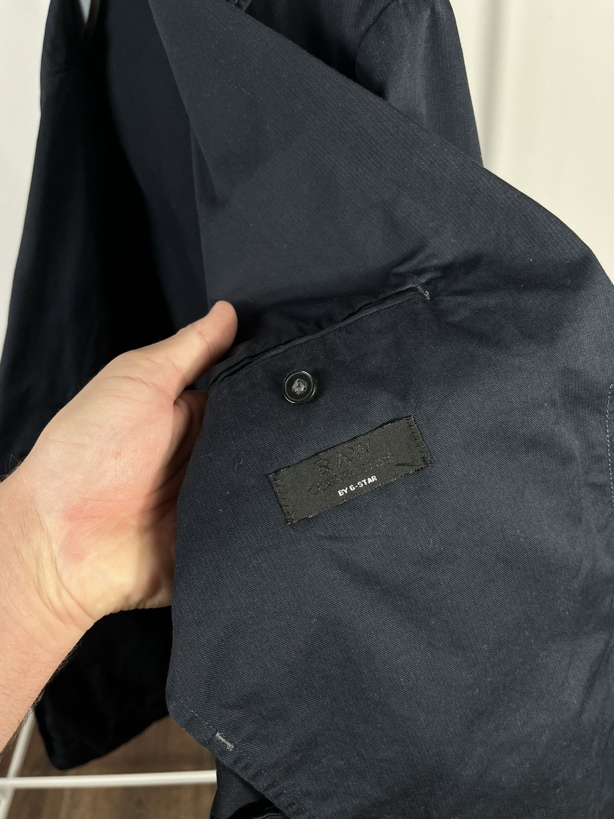 G-Star G-Star RAW Blazer Jacket Dark Navy Workwear Smart Casual Size US M / EU 48-50 / 2 - 9 Thumbnail