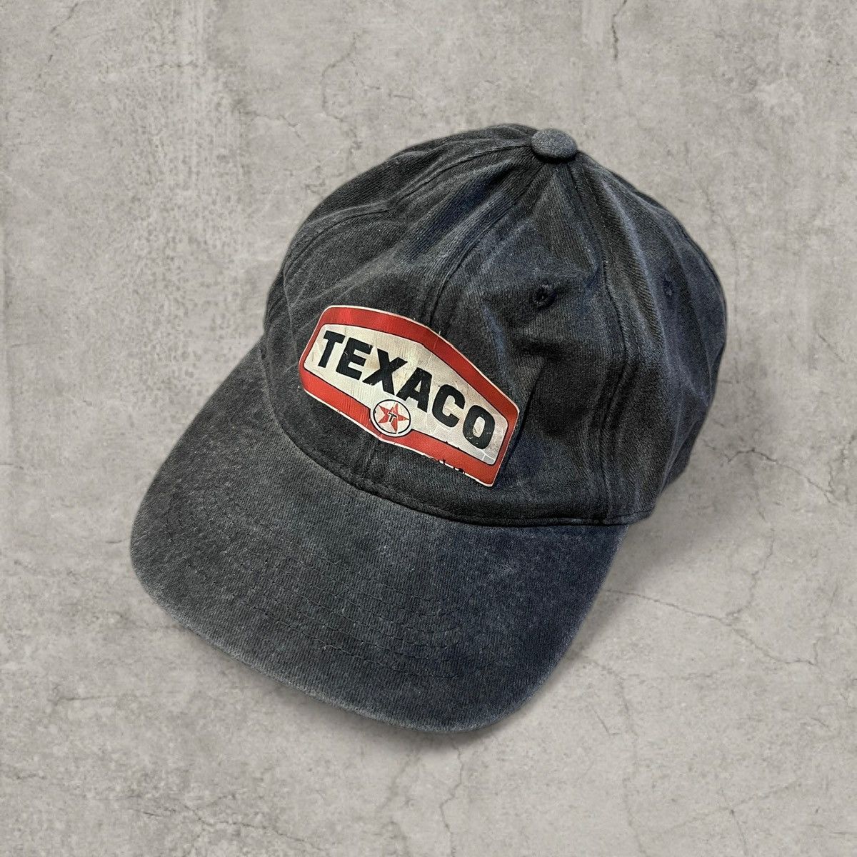 Japanese Brand 90s vintage style cap, texaco gas Oil car, black. One size Size ONE SIZE - 1 Thumbnail