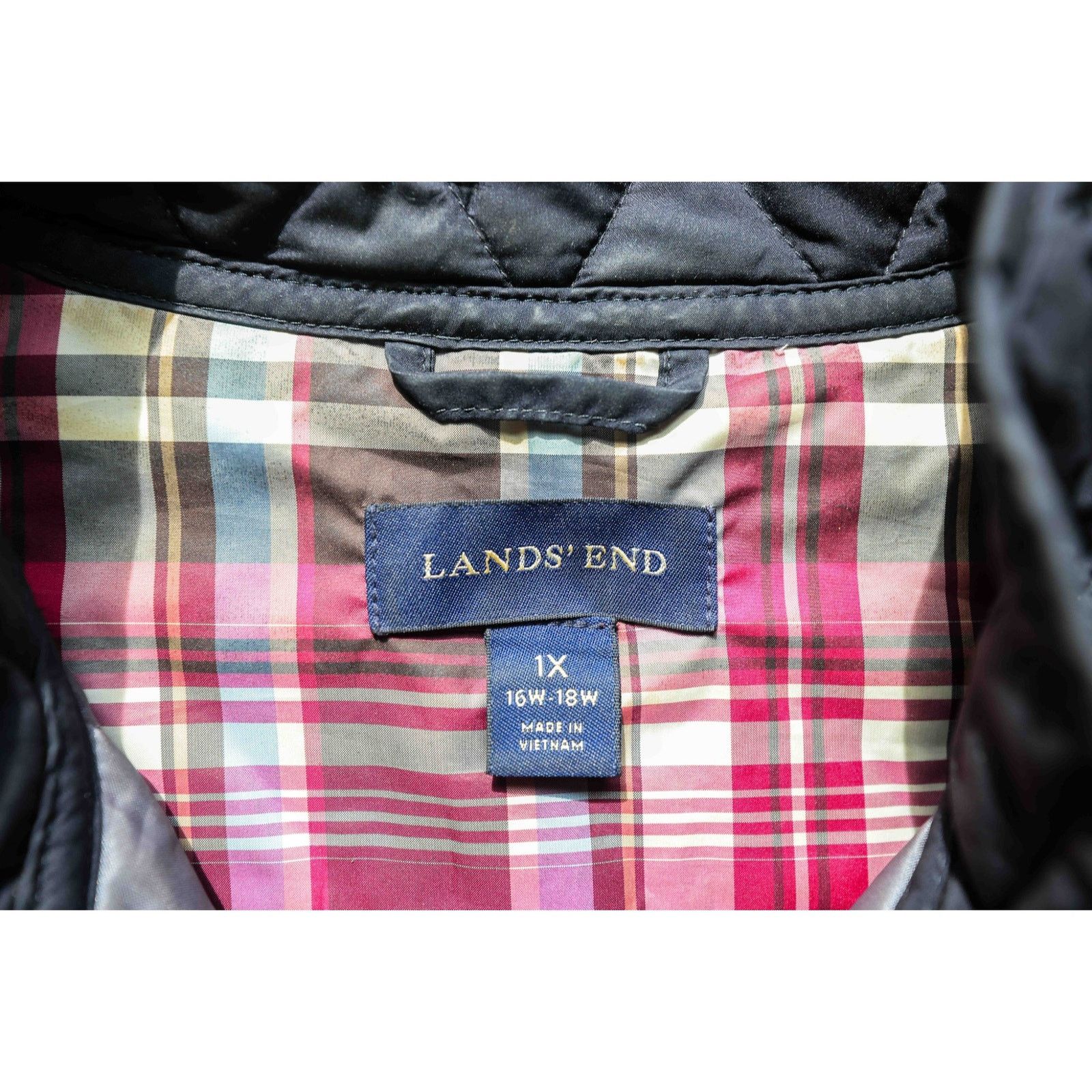 Lands' End Lands'End Women's 16W-18W XL Black Quilted Winter Coat Size XL / US 12-14 / IT 48-50 - 5 Thumbnail