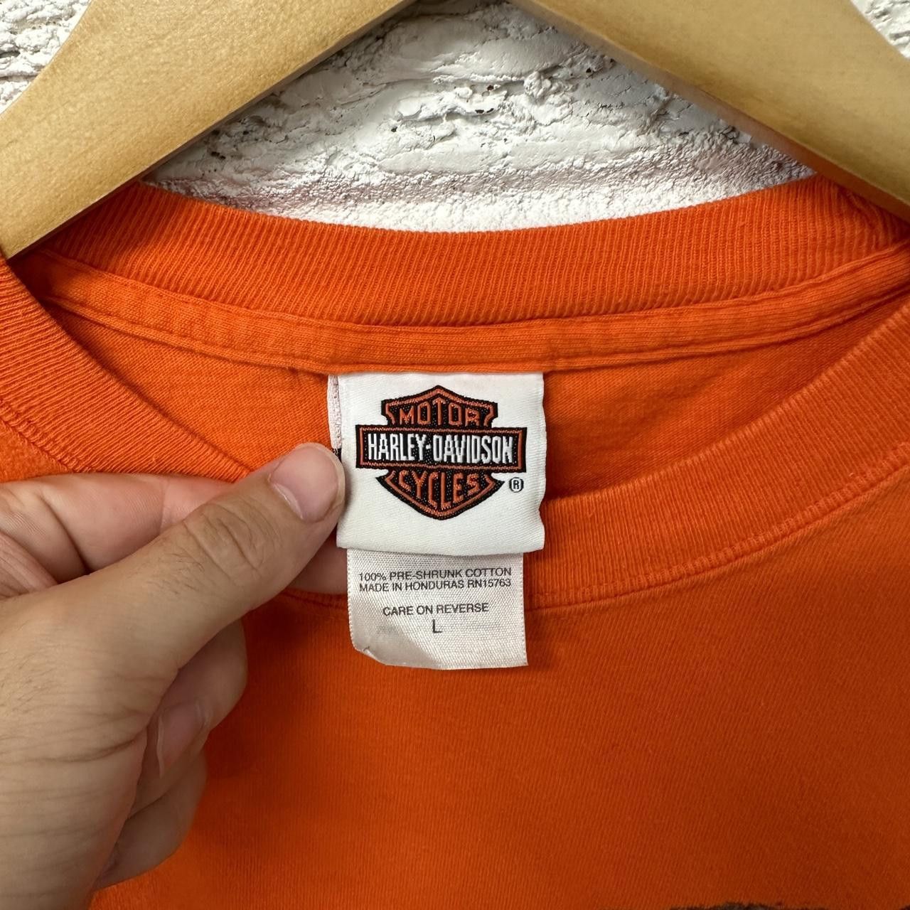 Harley Davidson Y2K Harley Davidson Orange Dragon Skater Shirt L Size US L / EU 52-54 / 3 - 5 Thumbnail