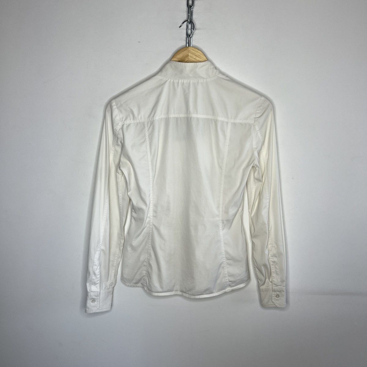 Gucci SS11 Gucci Horsebit Shirt Ecru Size S / US 4 / IT 40 - 8 Thumbnail