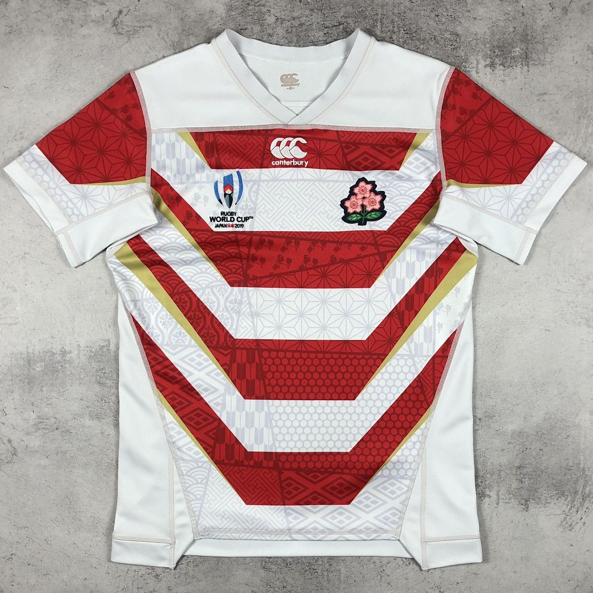 Canterbury of New Zealand Japan Brave Blossoms Rugby World Cup 2019 Canterbury Jersey Size US S / EU 44-46 / 1 - 1 Thumbnail