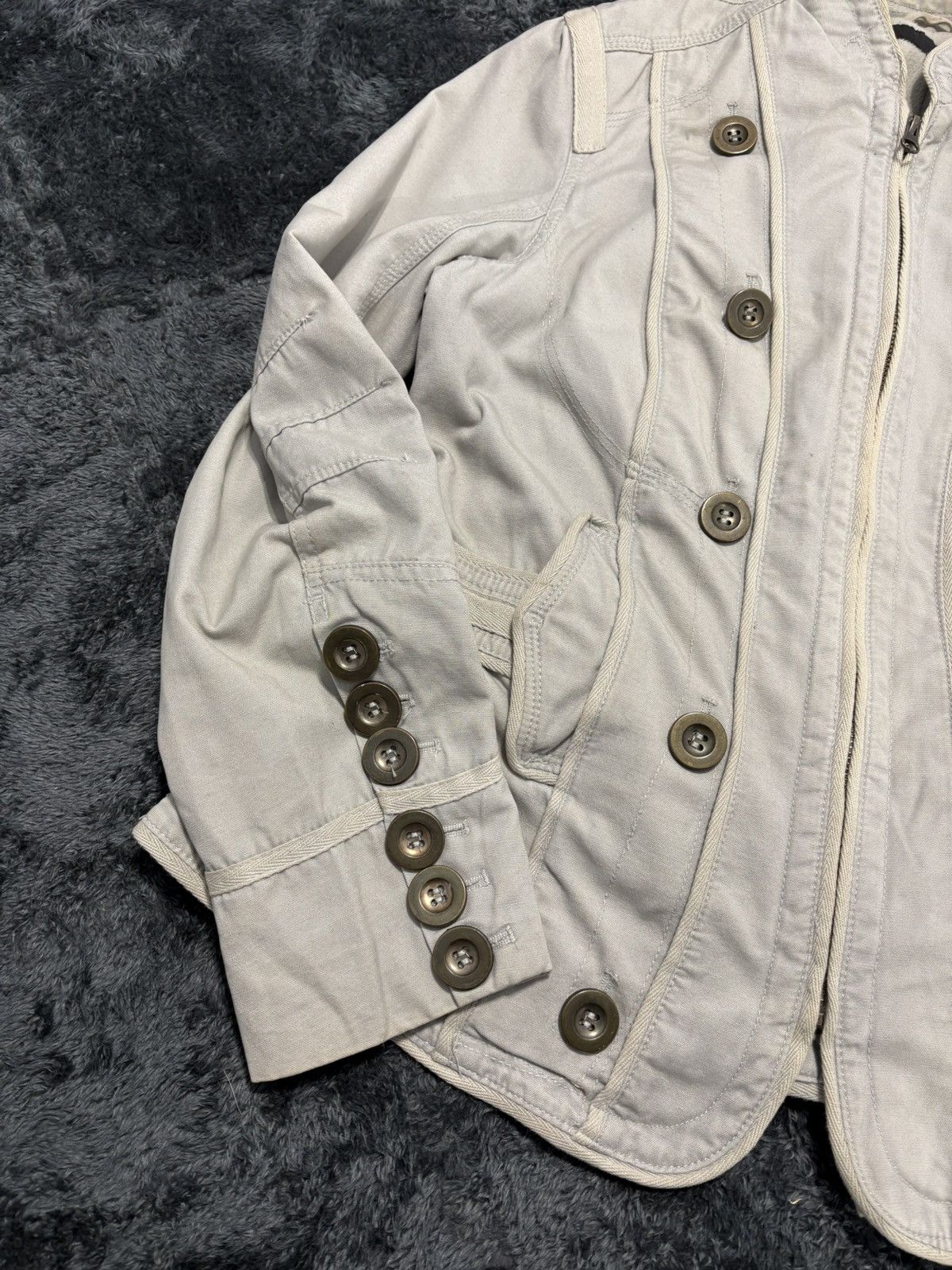 Hysteric Glamour × Undercover 00s Napoleon Military Jacket Coat YSL PPFM Balmain Vibe Size L / US 10 / IT 46 - 2 Thumbnail