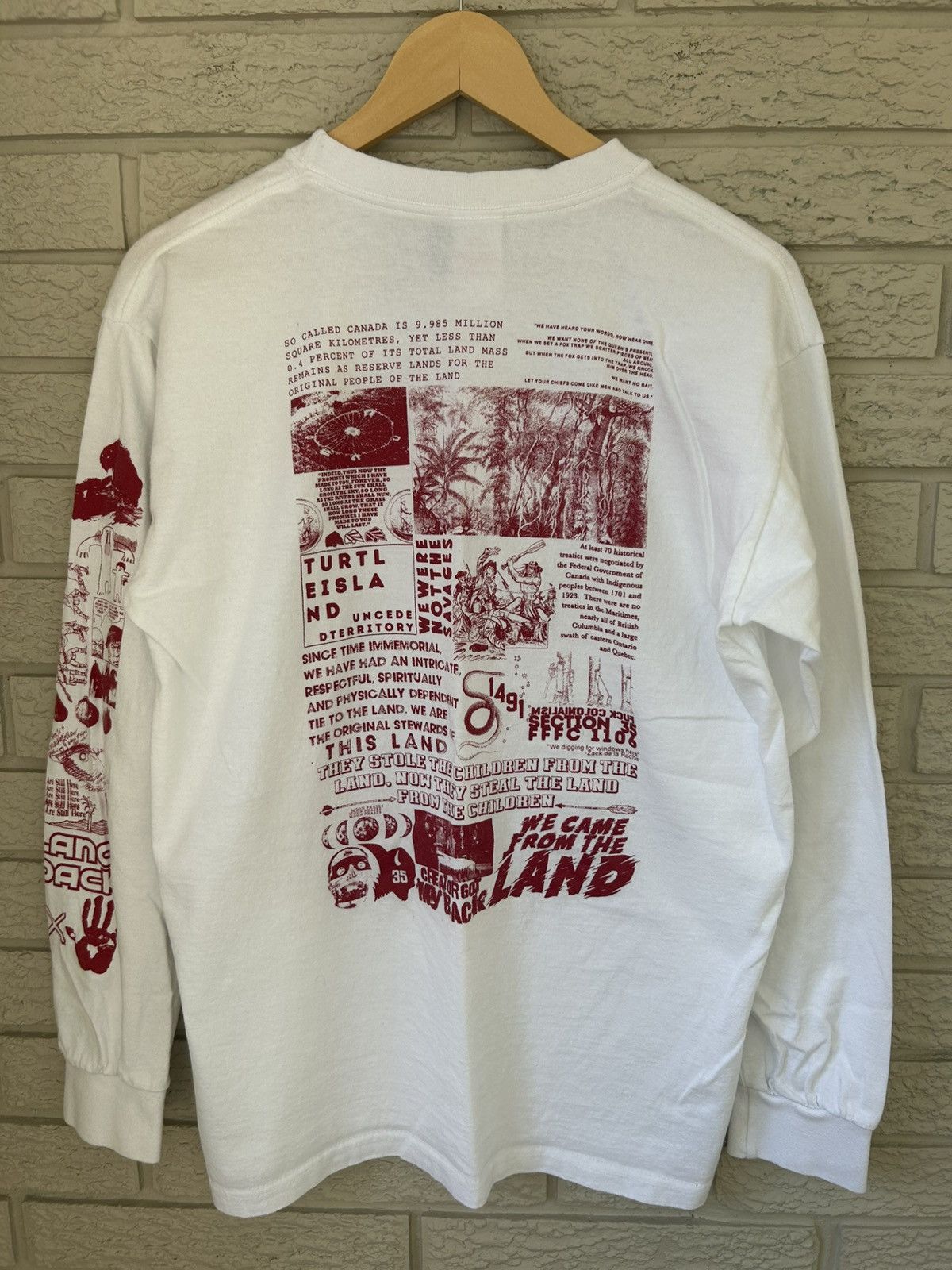 Vintage Vintage Turtle Island Indigenous Long Sleeve Shirt Size US L / EU 52-54 / 3 - 5 Thumbnail