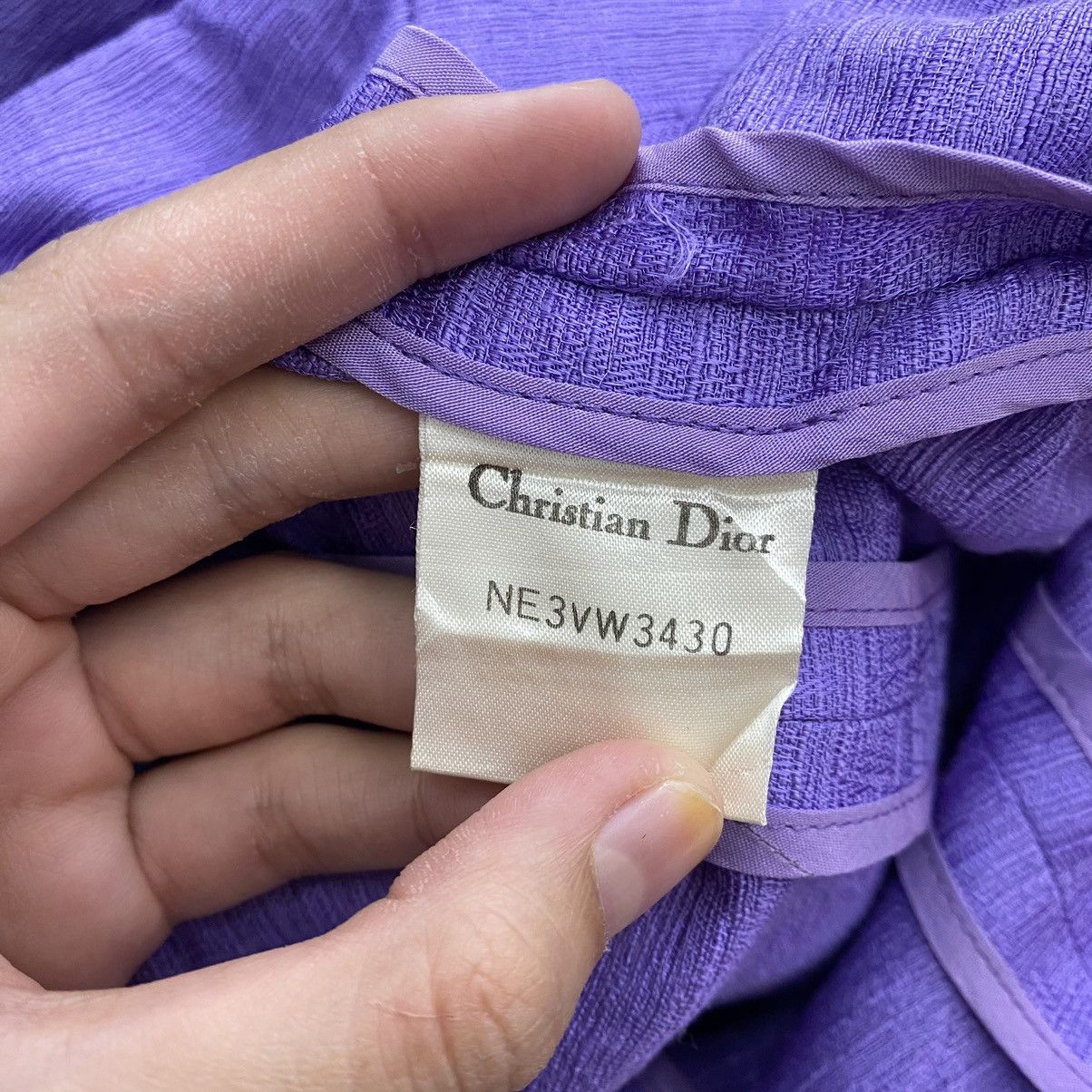 Dior CHRISTIAN MISS DIOR Button Up Purple Dress Jacket Size S / US 4 / IT 40 - 7 Thumbnail